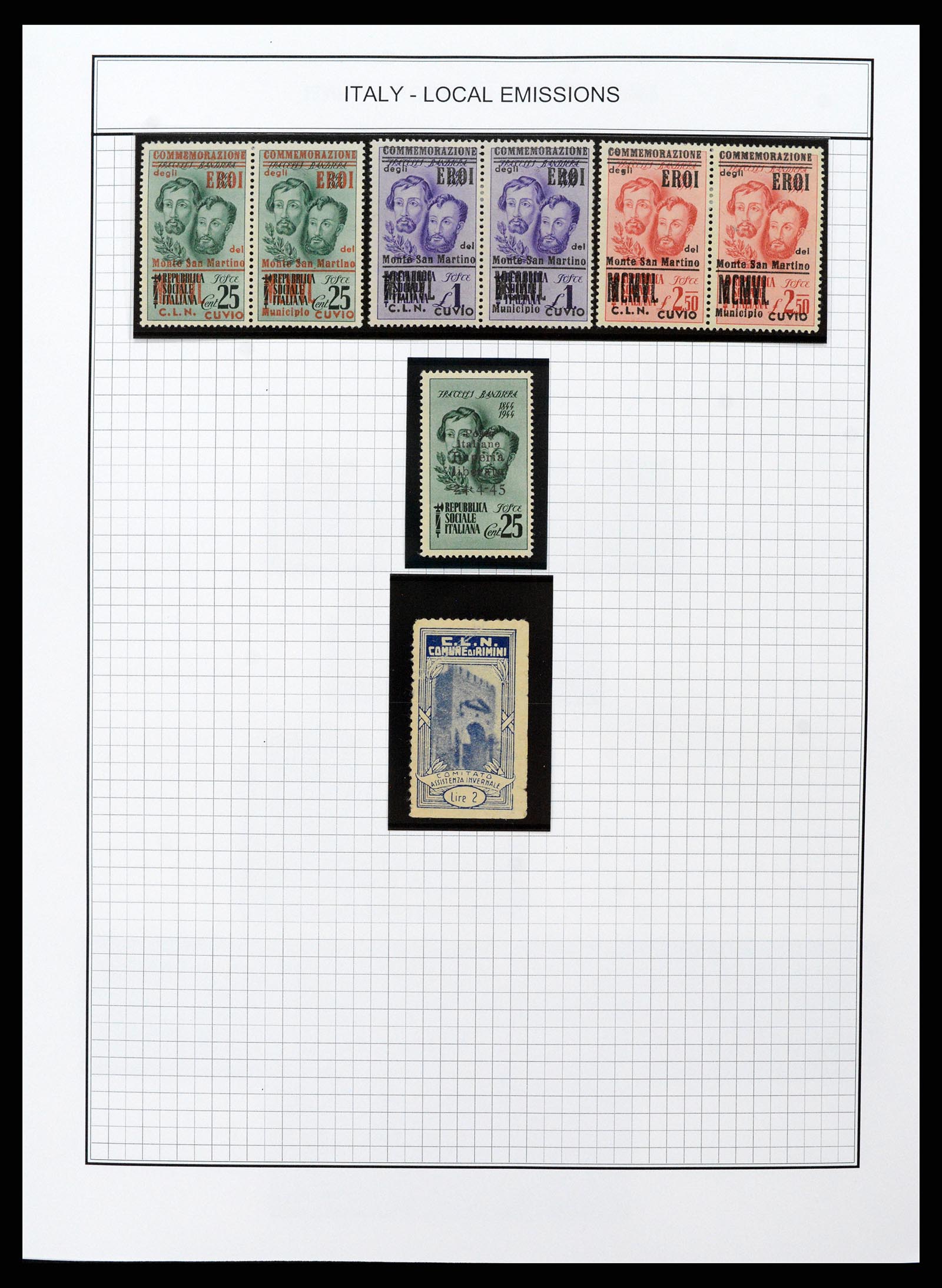37230 278 - Postzegelverzameling 37230 Italië en gebieden 1862-1990.