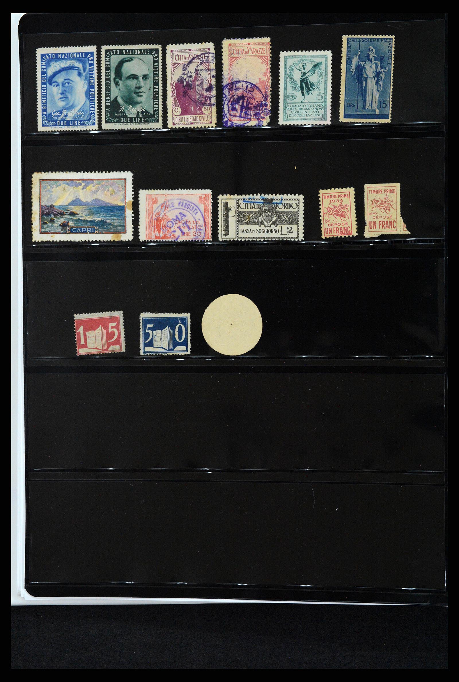 37230 283 - Postzegelverzameling 37230 Italië en gebieden 1862-1990.