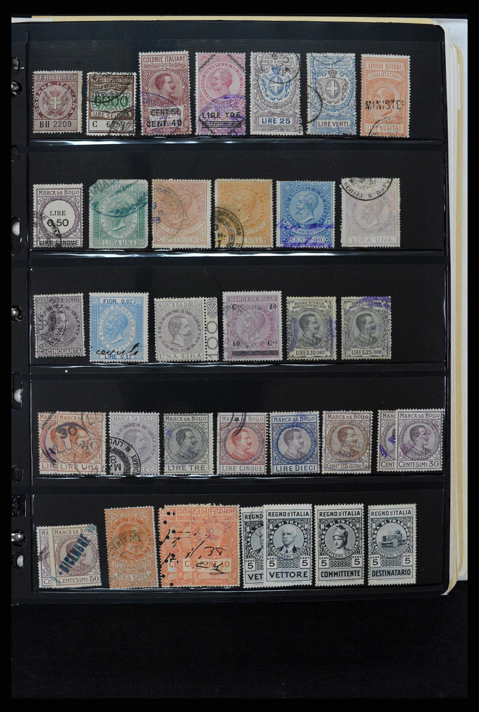 37230 290 - Postzegelverzameling 37230 Italië en gebieden 1862-1990.