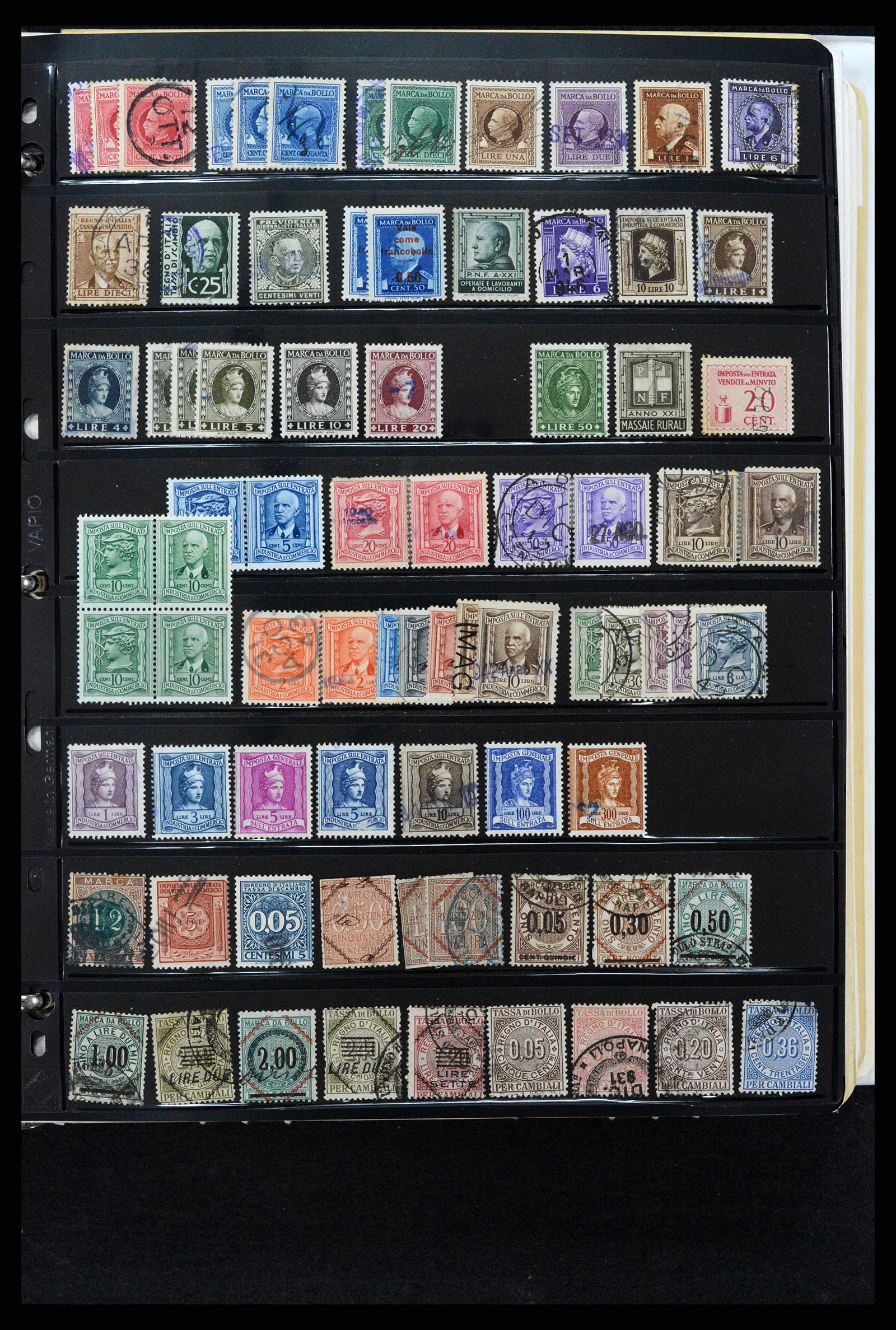 37230 291 - Postzegelverzameling 37230 Italië en gebieden 1862-1990.