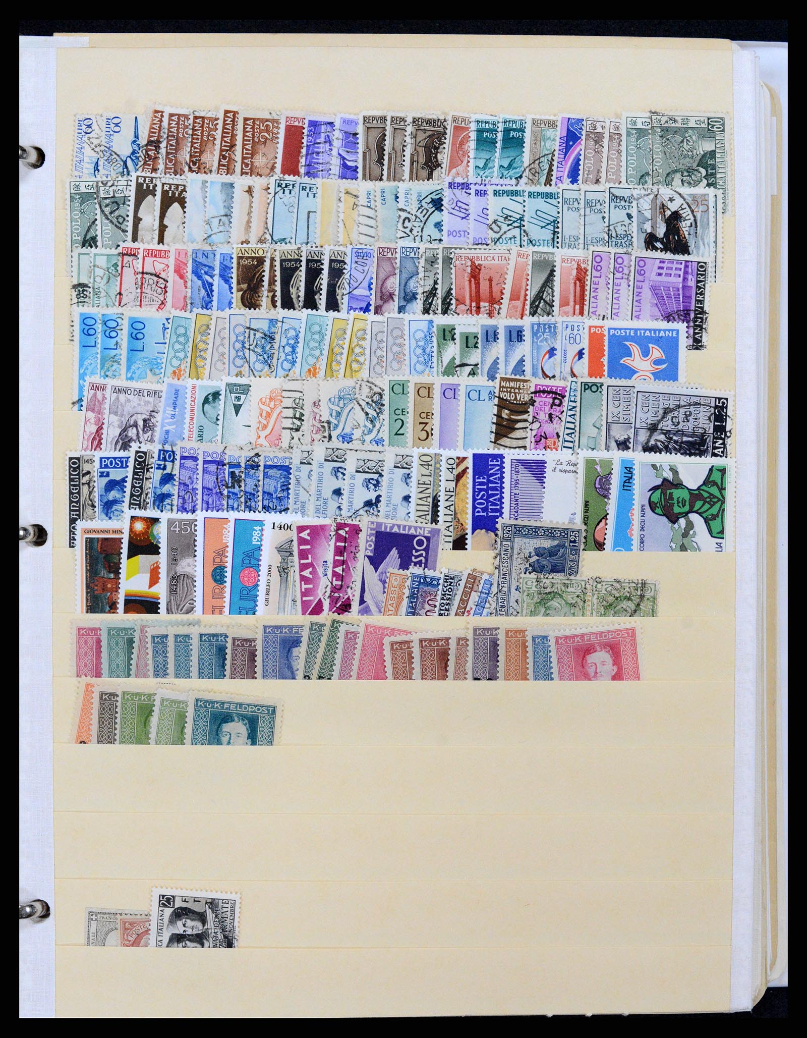 37230 295 - Postzegelverzameling 37230 Italië en gebieden 1862-1990.
