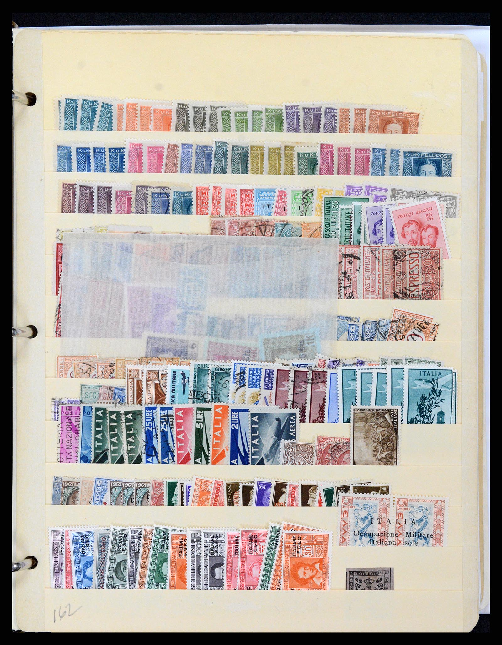 37230 301 - Postzegelverzameling 37230 Italië en gebieden 1862-1990.
