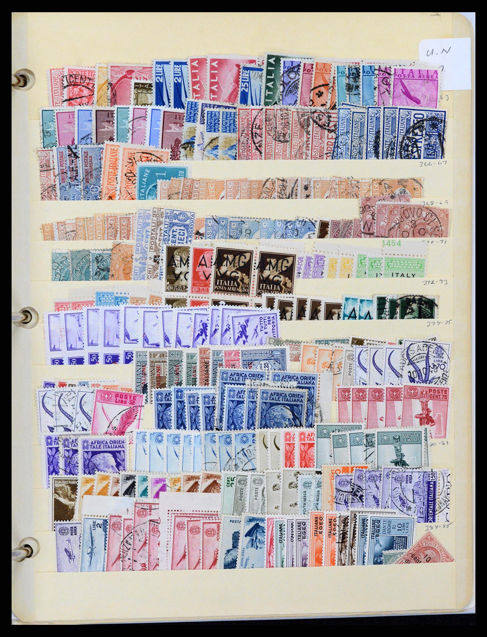 37230 313 - Postzegelverzameling 37230 Italië en gebieden 1862-1990.