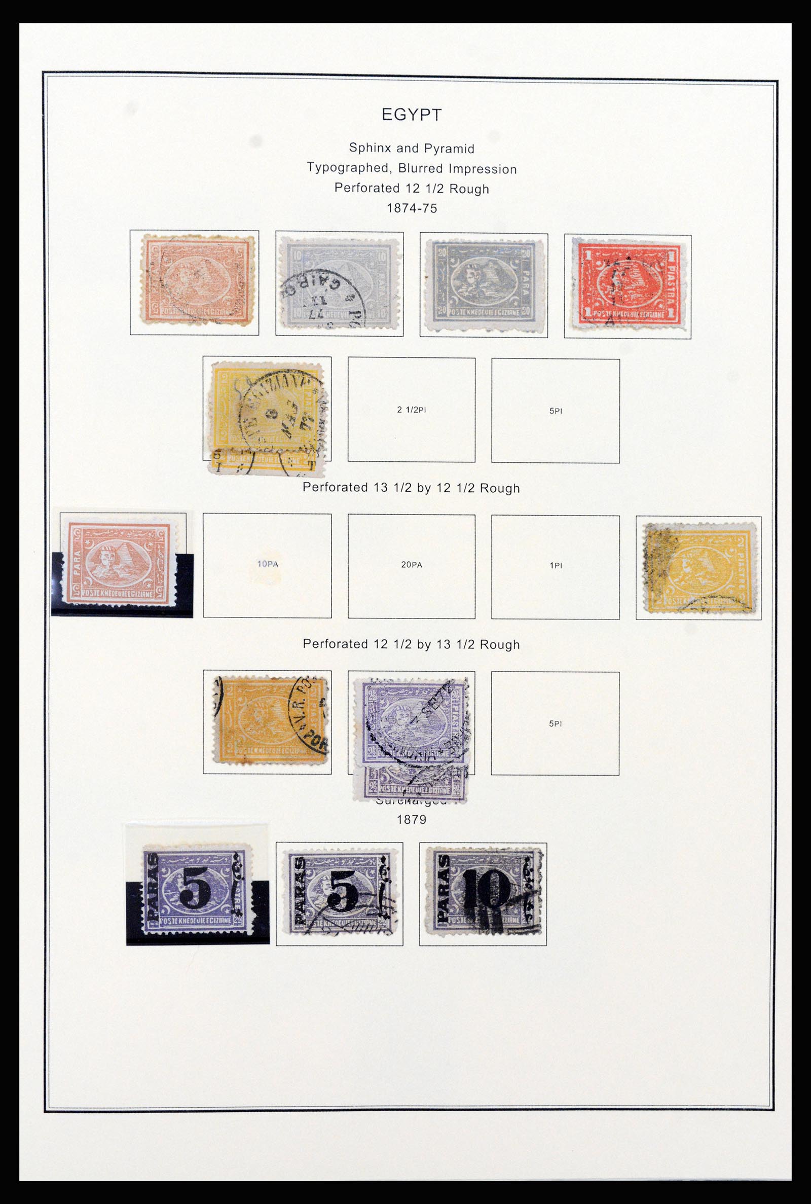 37231 003 - Postzegelverzameling 37231 Egypte 1866-1997.
