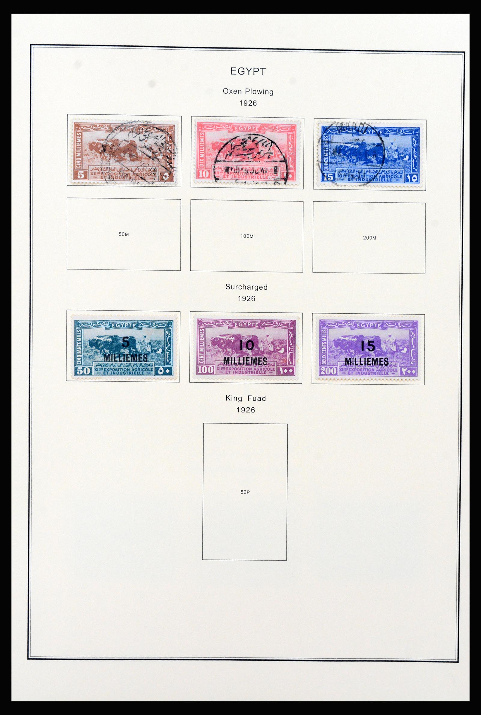 37231 009 - Postzegelverzameling 37231 Egypte 1866-1997.