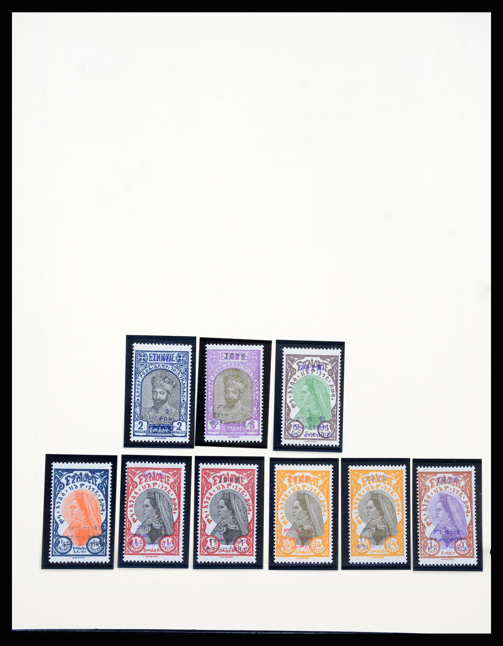 37232 008 - Postzegelverzameling 37232 Ethiopië 1894-1980.