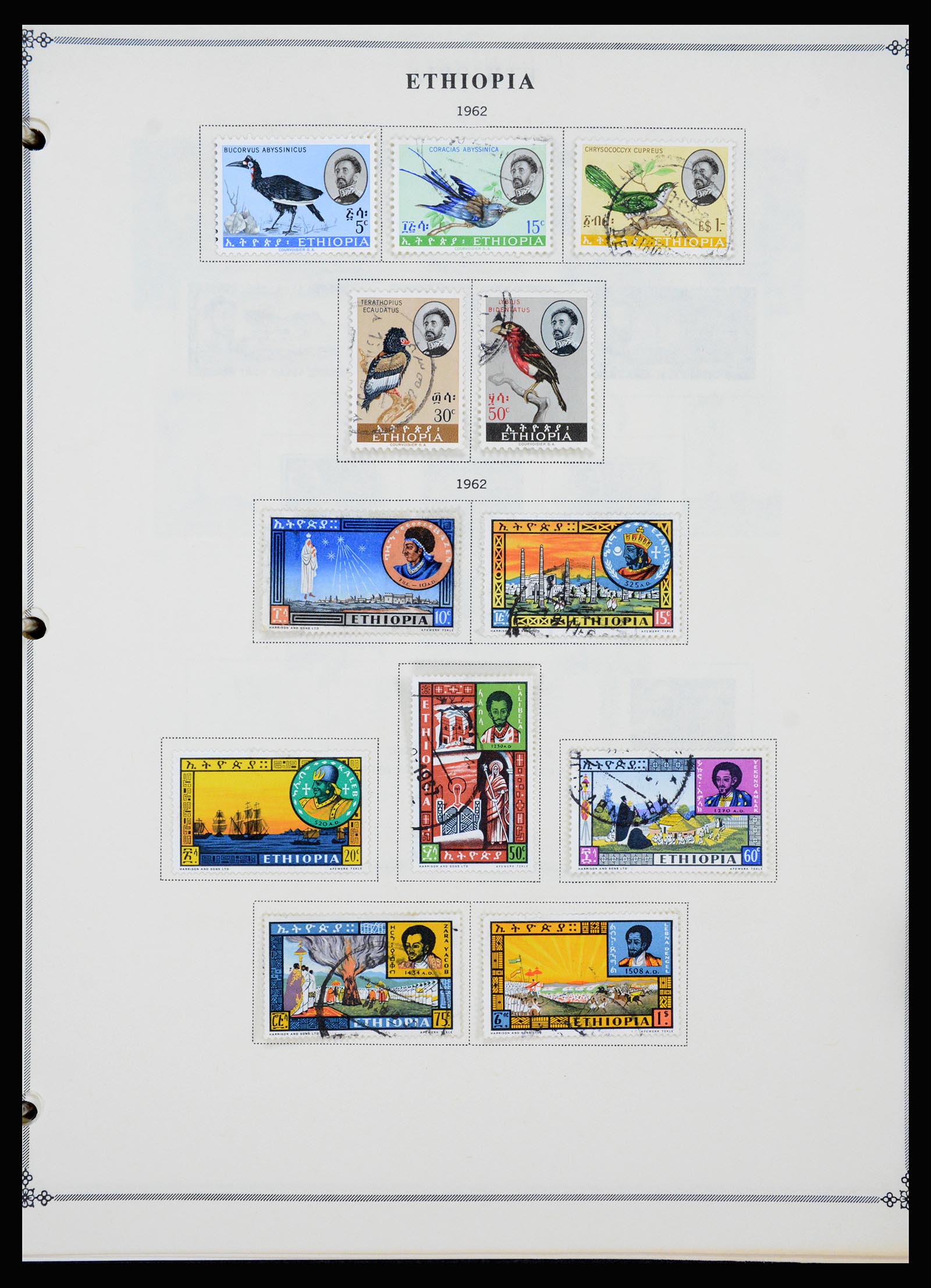 37232 025 - Postzegelverzameling 37232 Ethiopië 1894-1980.