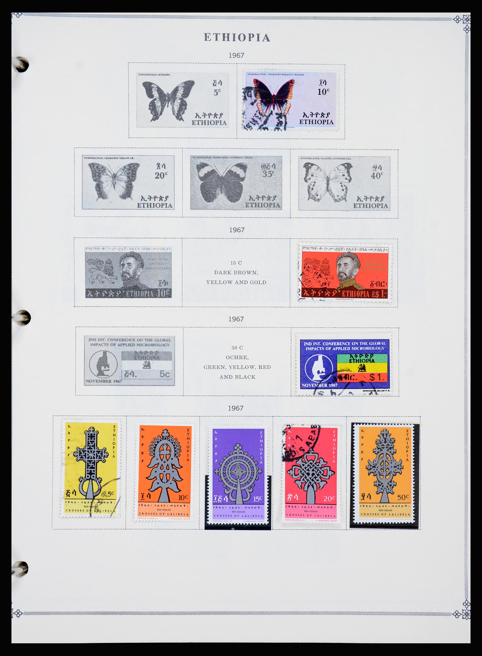 37232 031 - Postzegelverzameling 37232 Ethiopië 1894-1980.