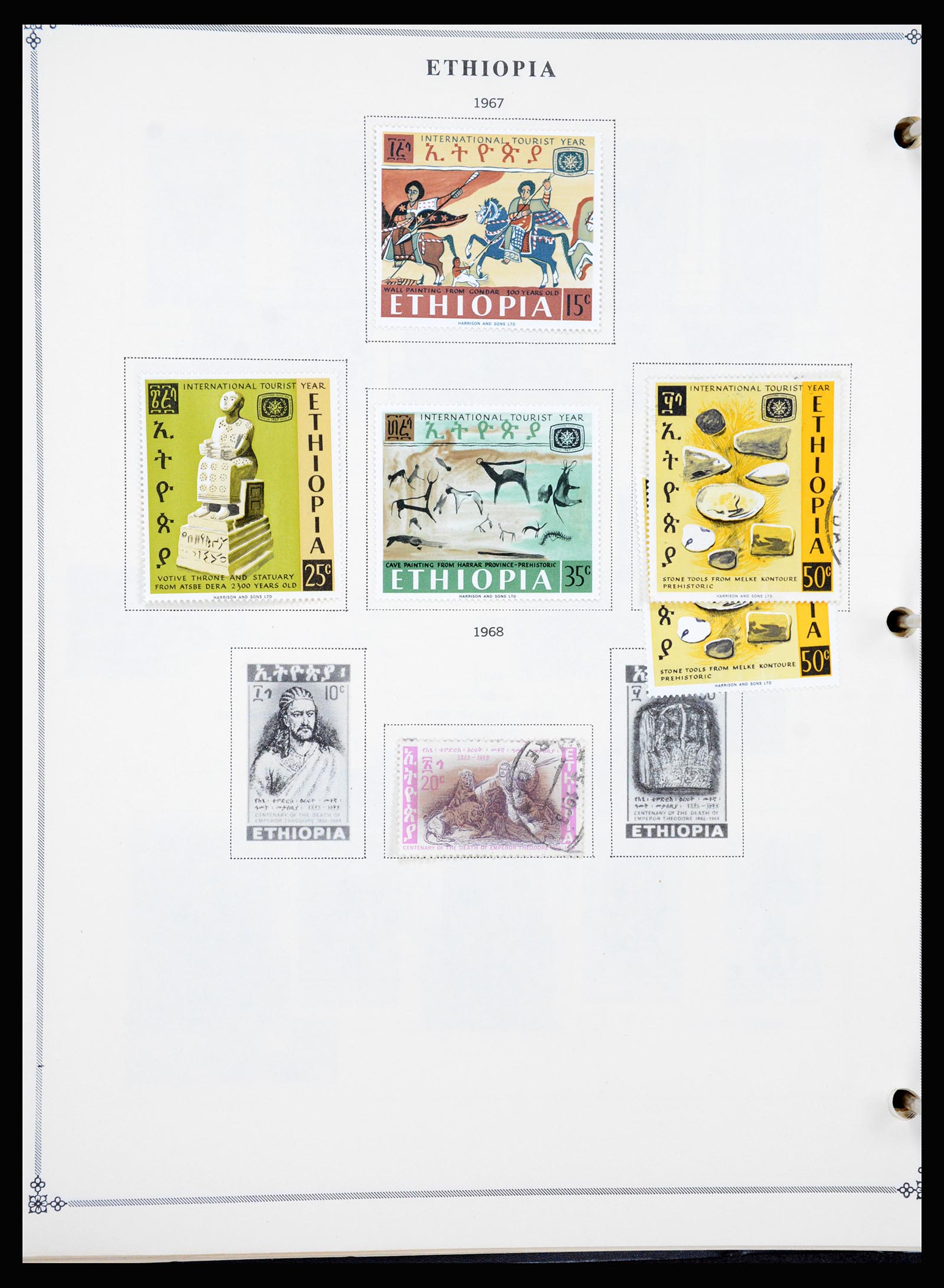 37232 032 - Postzegelverzameling 37232 Ethiopië 1894-1980.
