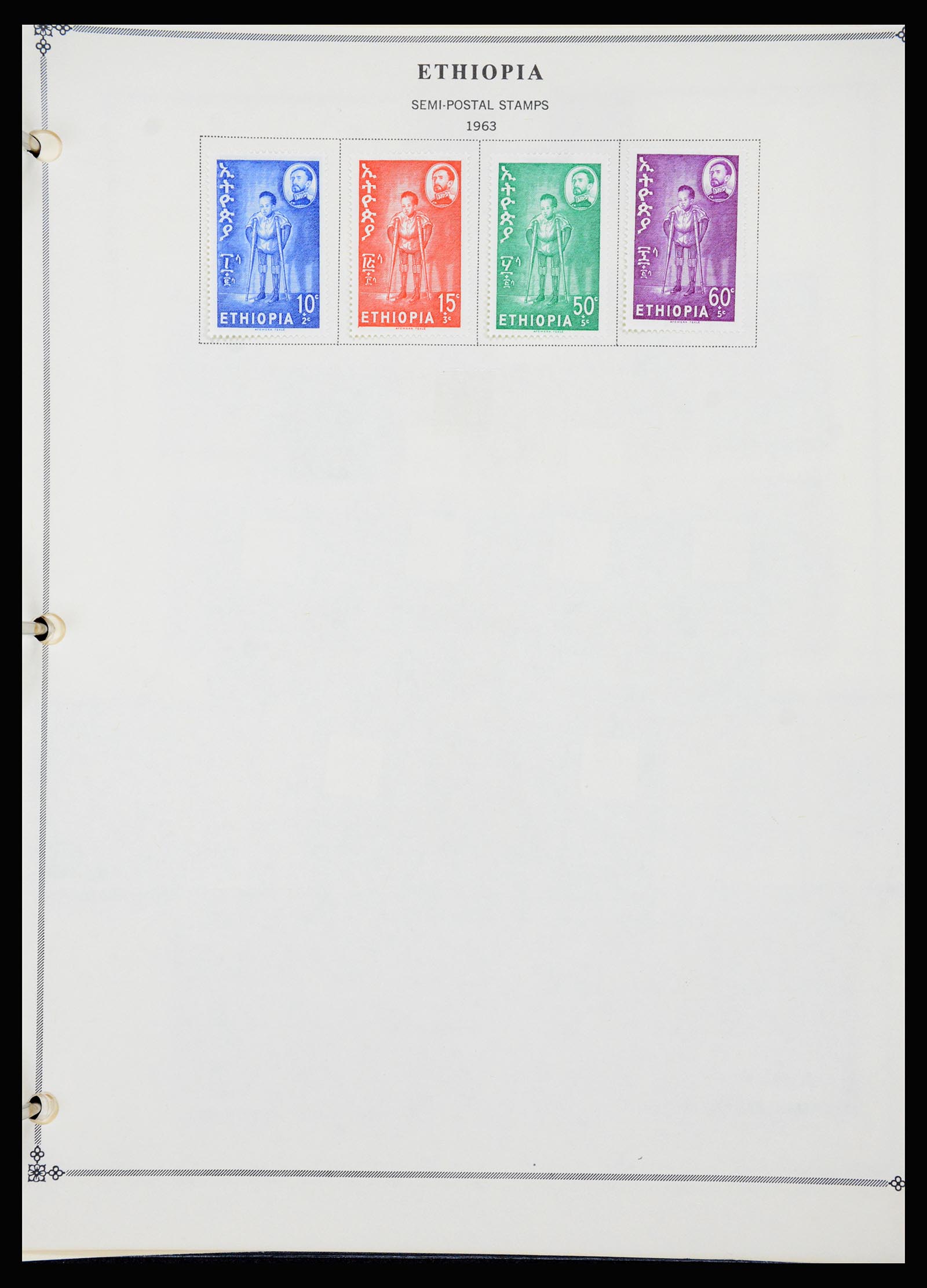 37232 061 - Postzegelverzameling 37232 Ethiopië 1894-1980.