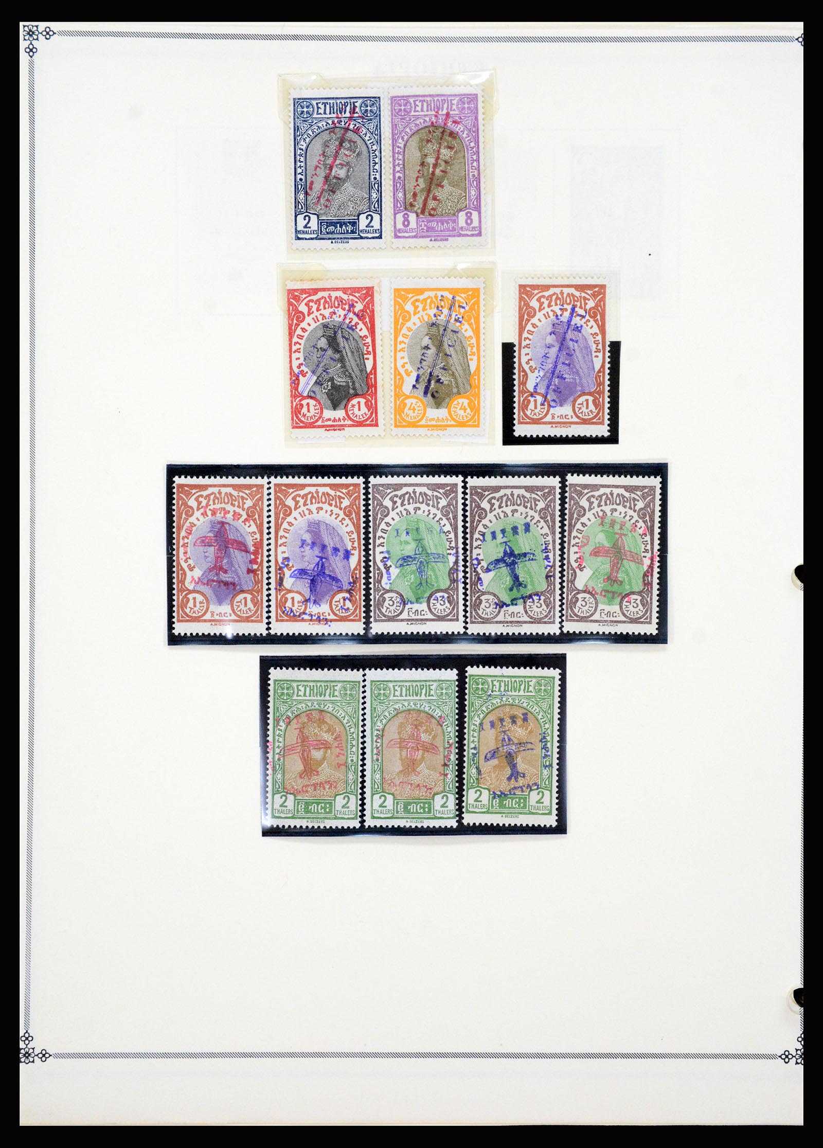 37232 062 - Postzegelverzameling 37232 Ethiopië 1894-1980.