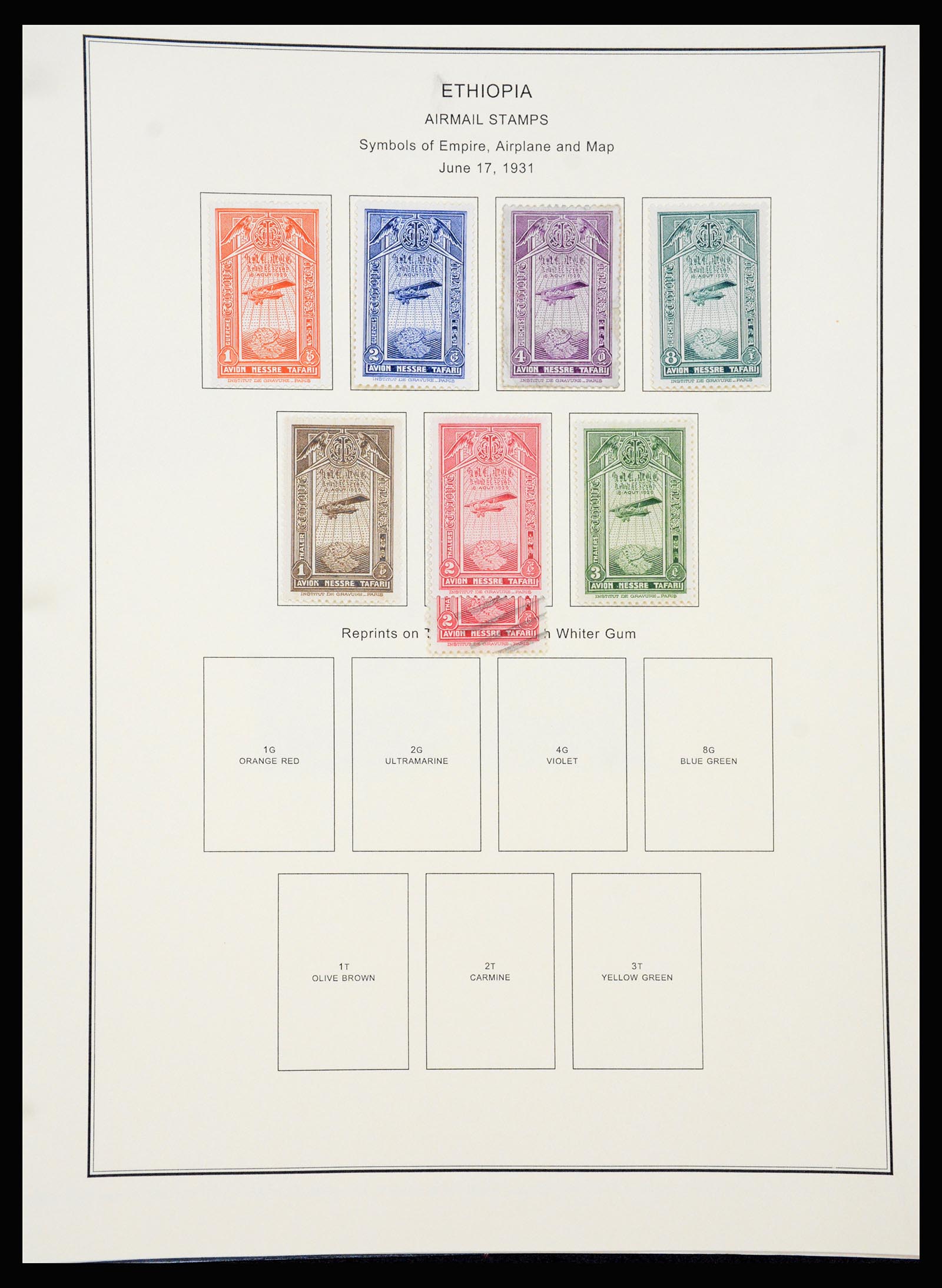 37232 064 - Postzegelverzameling 37232 Ethiopië 1894-1980.