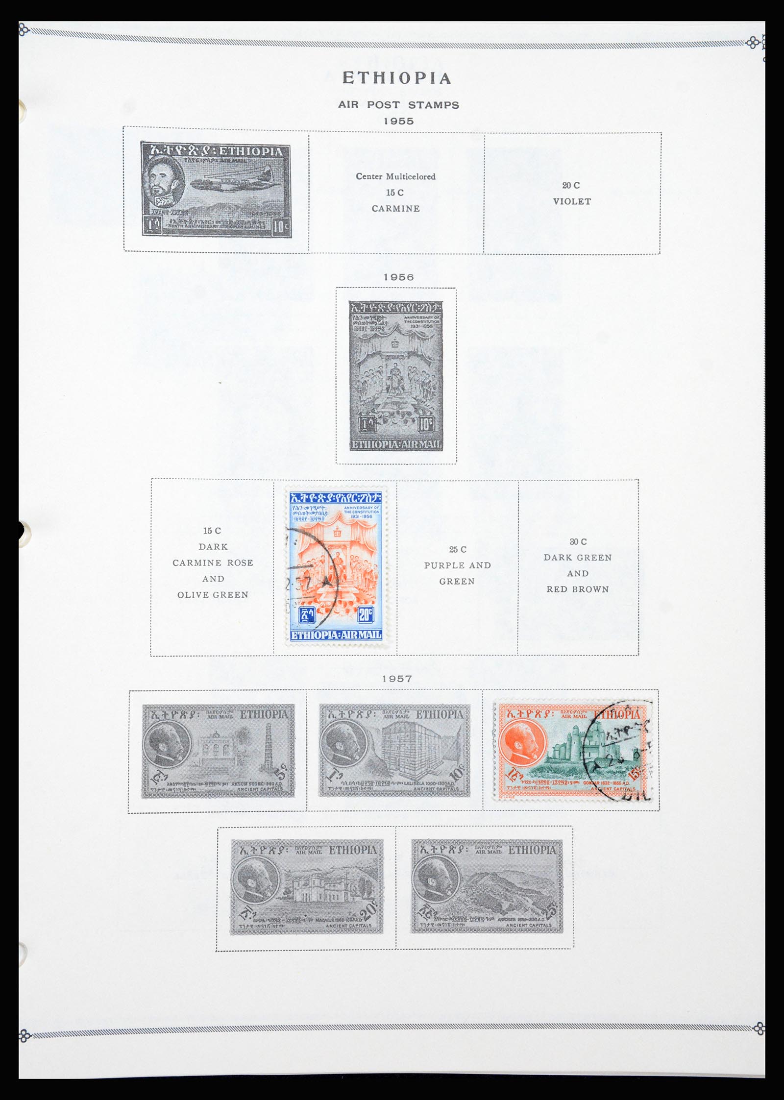 37232 067 - Postzegelverzameling 37232 Ethiopië 1894-1980.