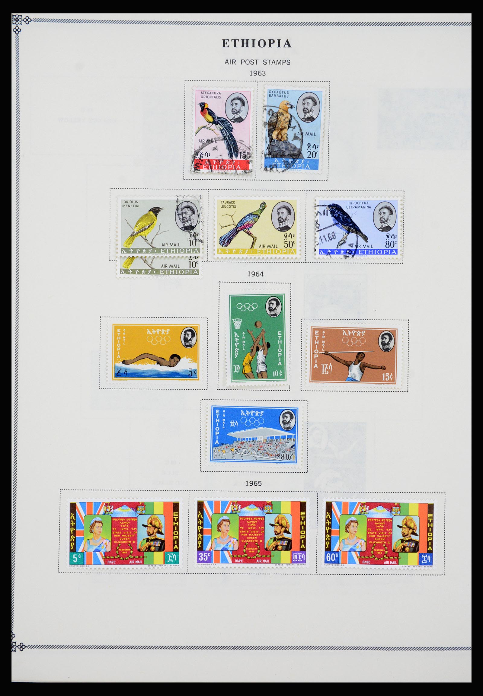 37232 070 - Postzegelverzameling 37232 Ethiopië 1894-1980.