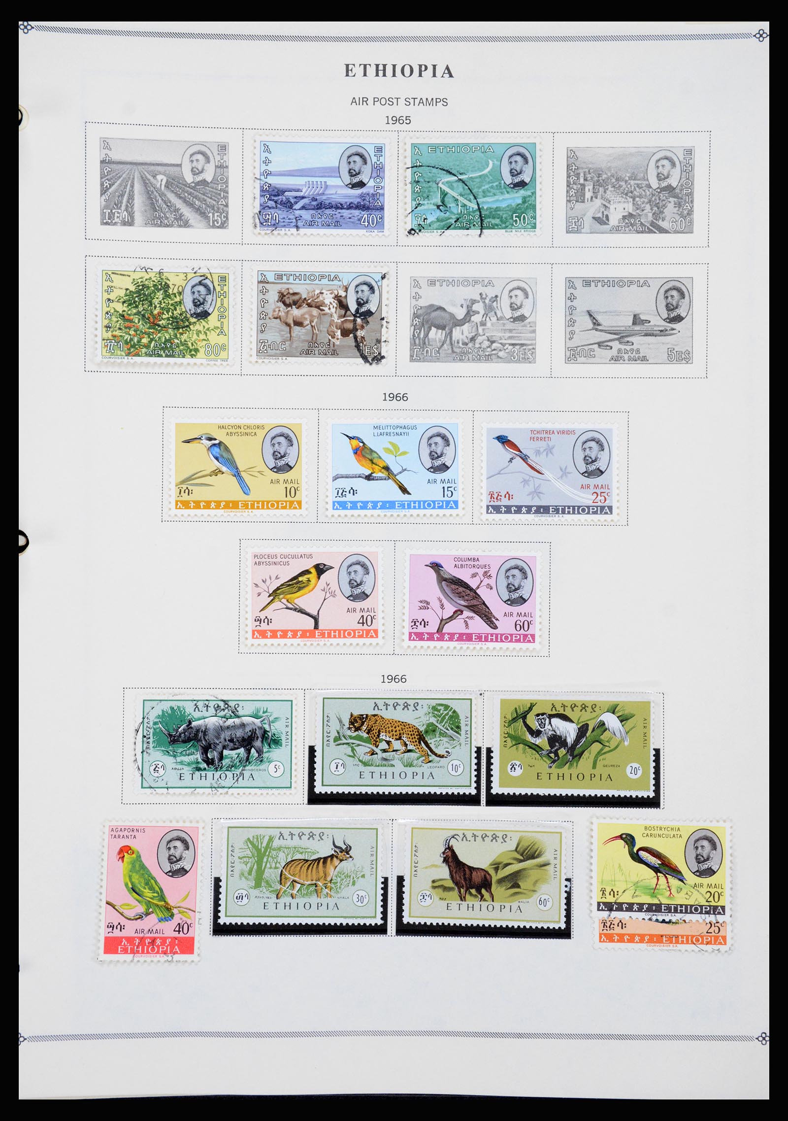 37232 071 - Postzegelverzameling 37232 Ethiopië 1894-1980.