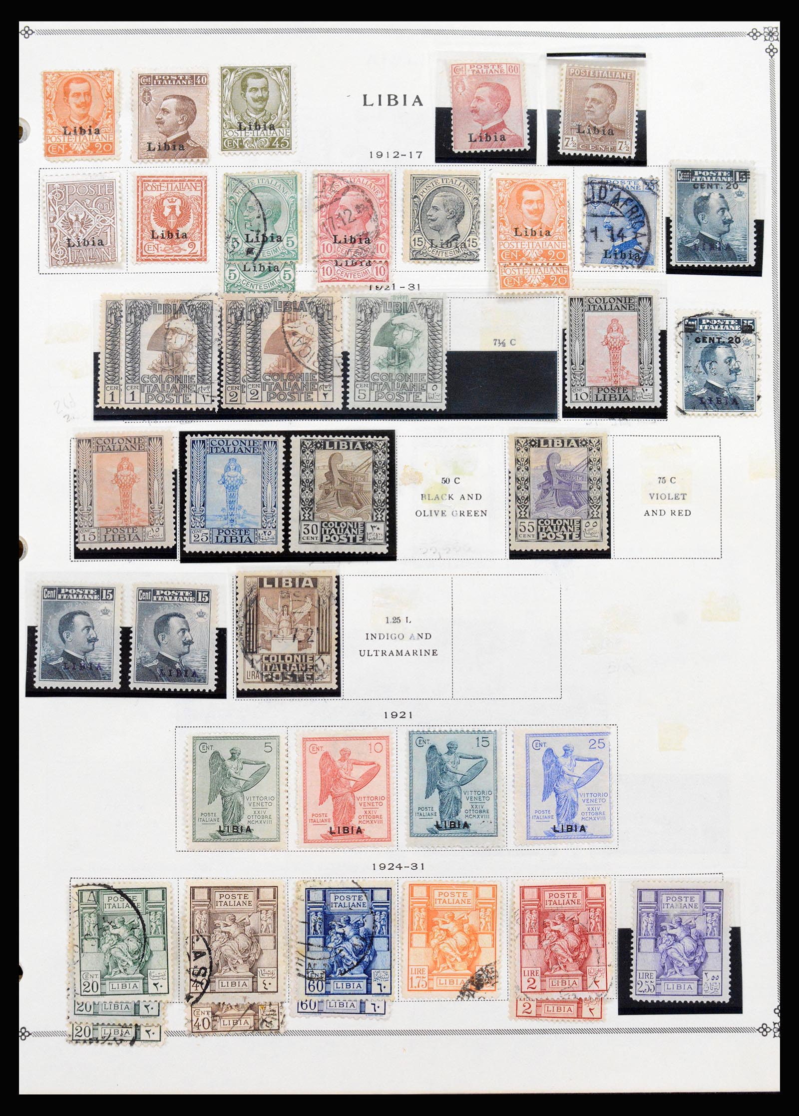 37233 003 - Postzegelverzameling 37233 Italiaanse koloniën 1903-ca. 1980.