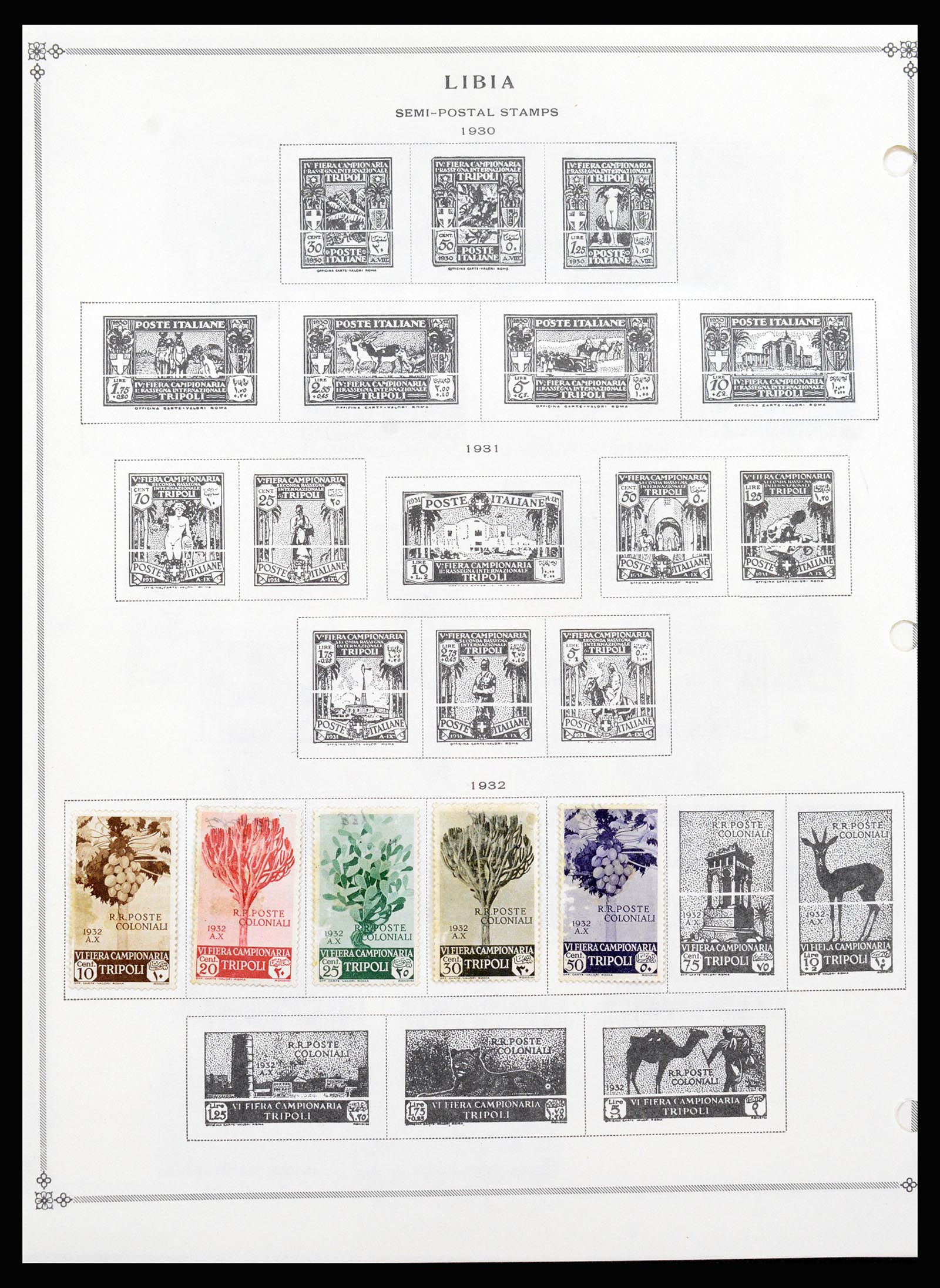 37233 054 - Postzegelverzameling 37233 Italiaanse koloniën 1903-ca. 1980.