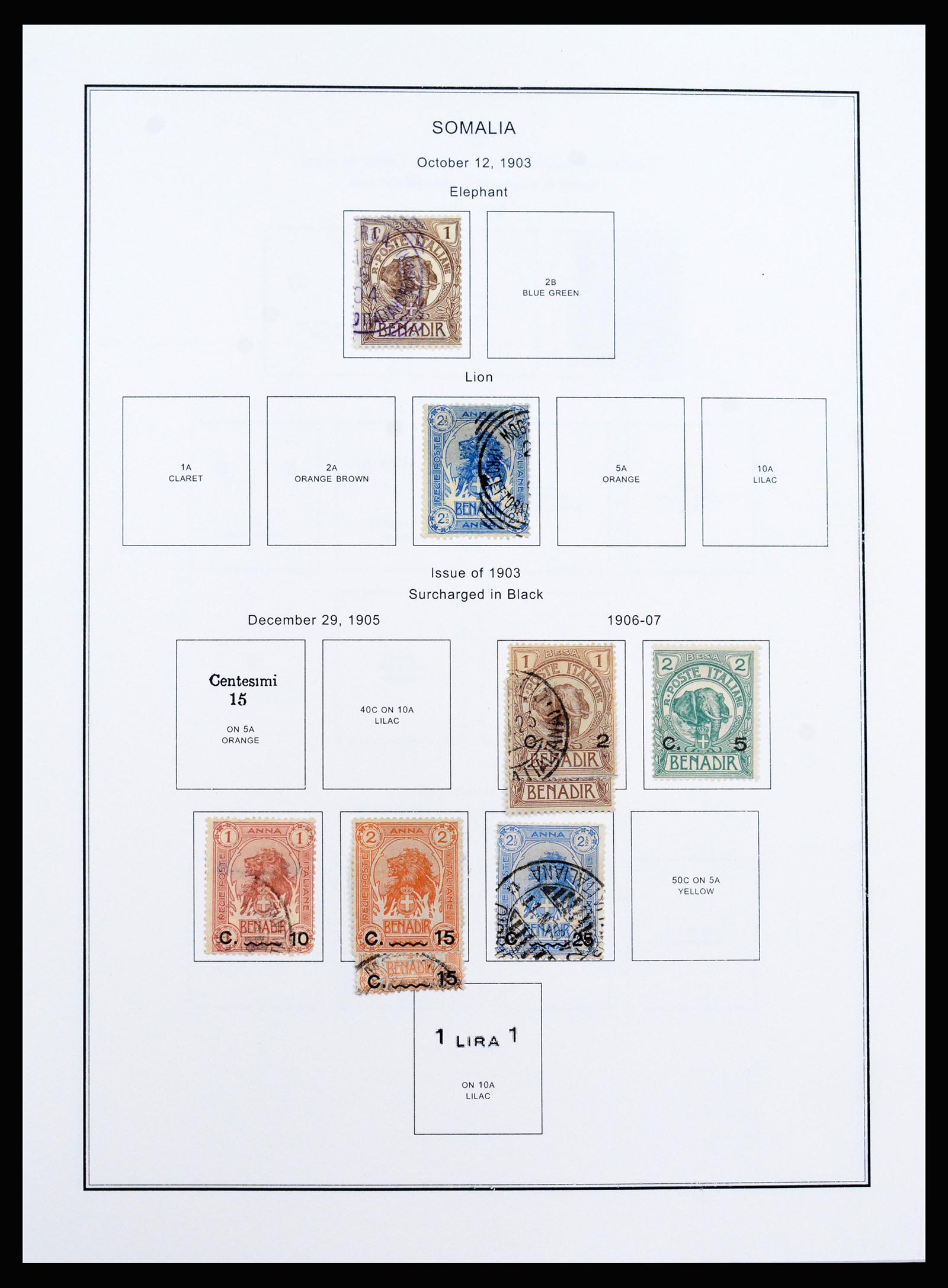 37233 068 - Postzegelverzameling 37233 Italiaanse koloniën 1903-ca. 1980.