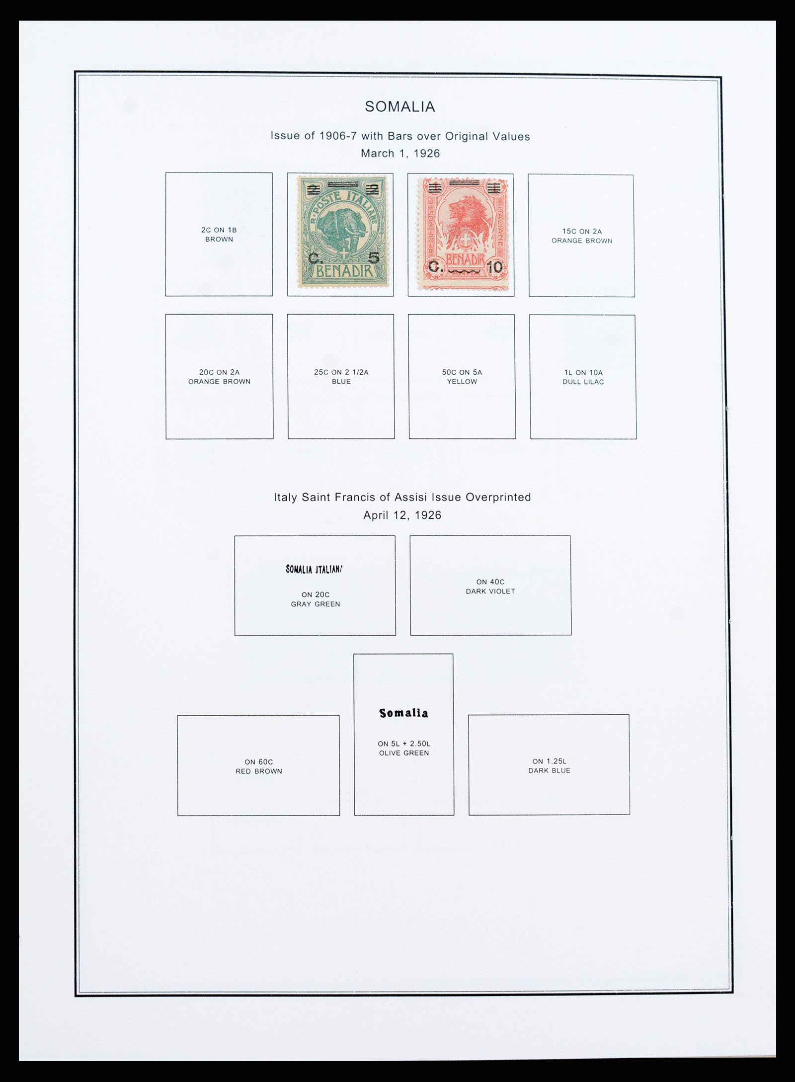37233 071 - Postzegelverzameling 37233 Italiaanse koloniën 1903-ca. 1980.