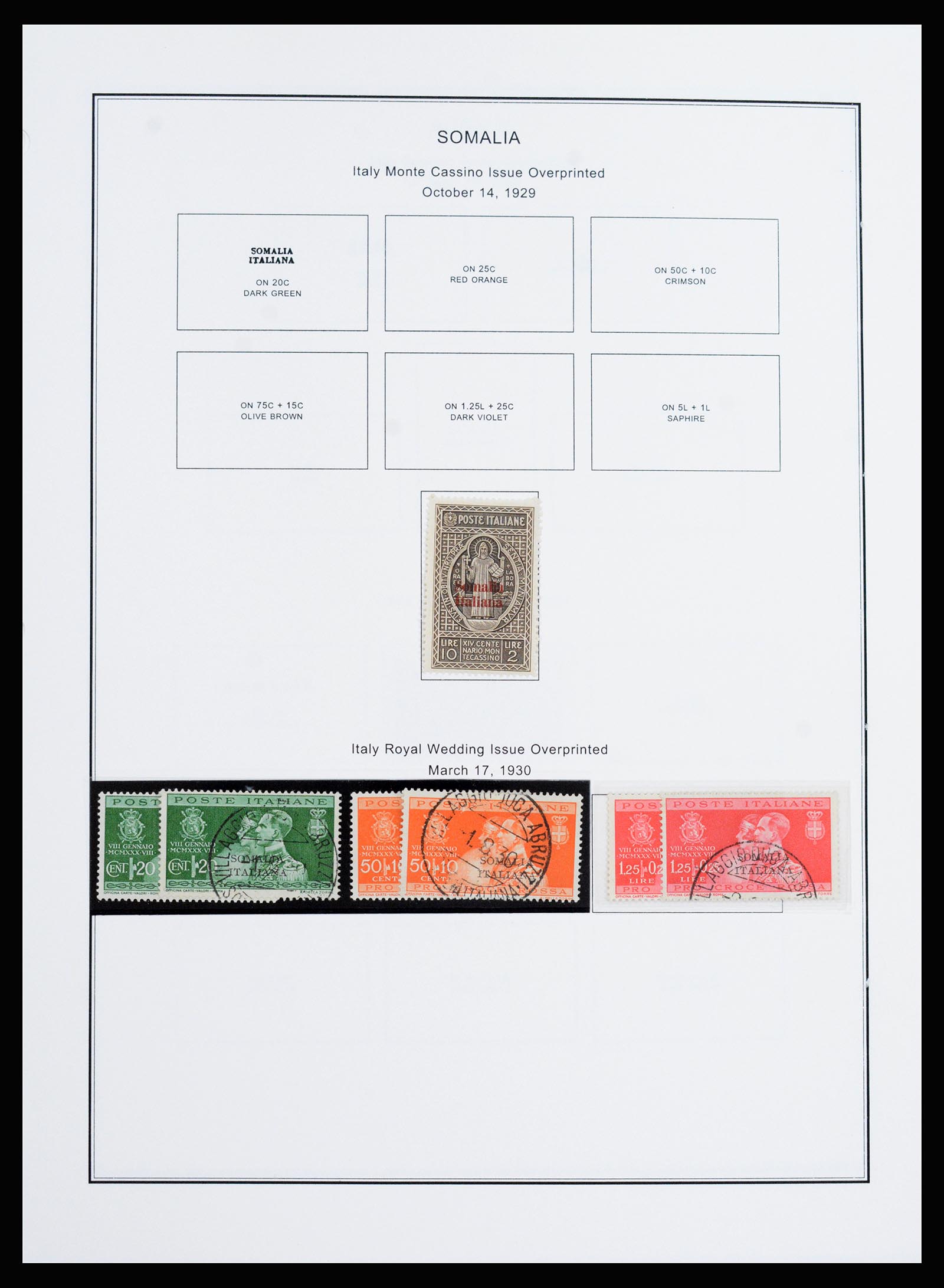 37233 073 - Postzegelverzameling 37233 Italiaanse koloniën 1903-ca. 1980.