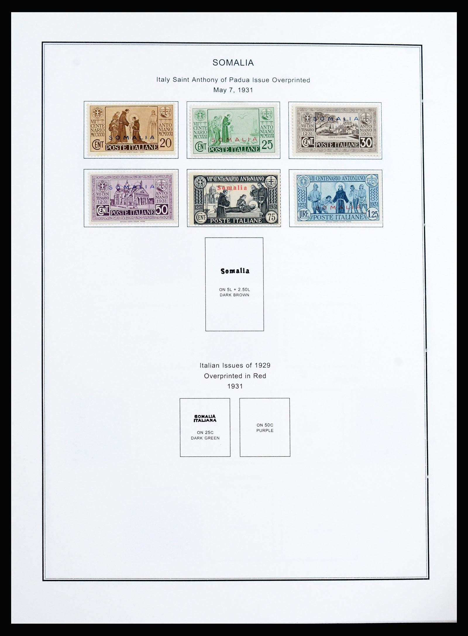 37233 075 - Postzegelverzameling 37233 Italiaanse koloniën 1903-ca. 1980.