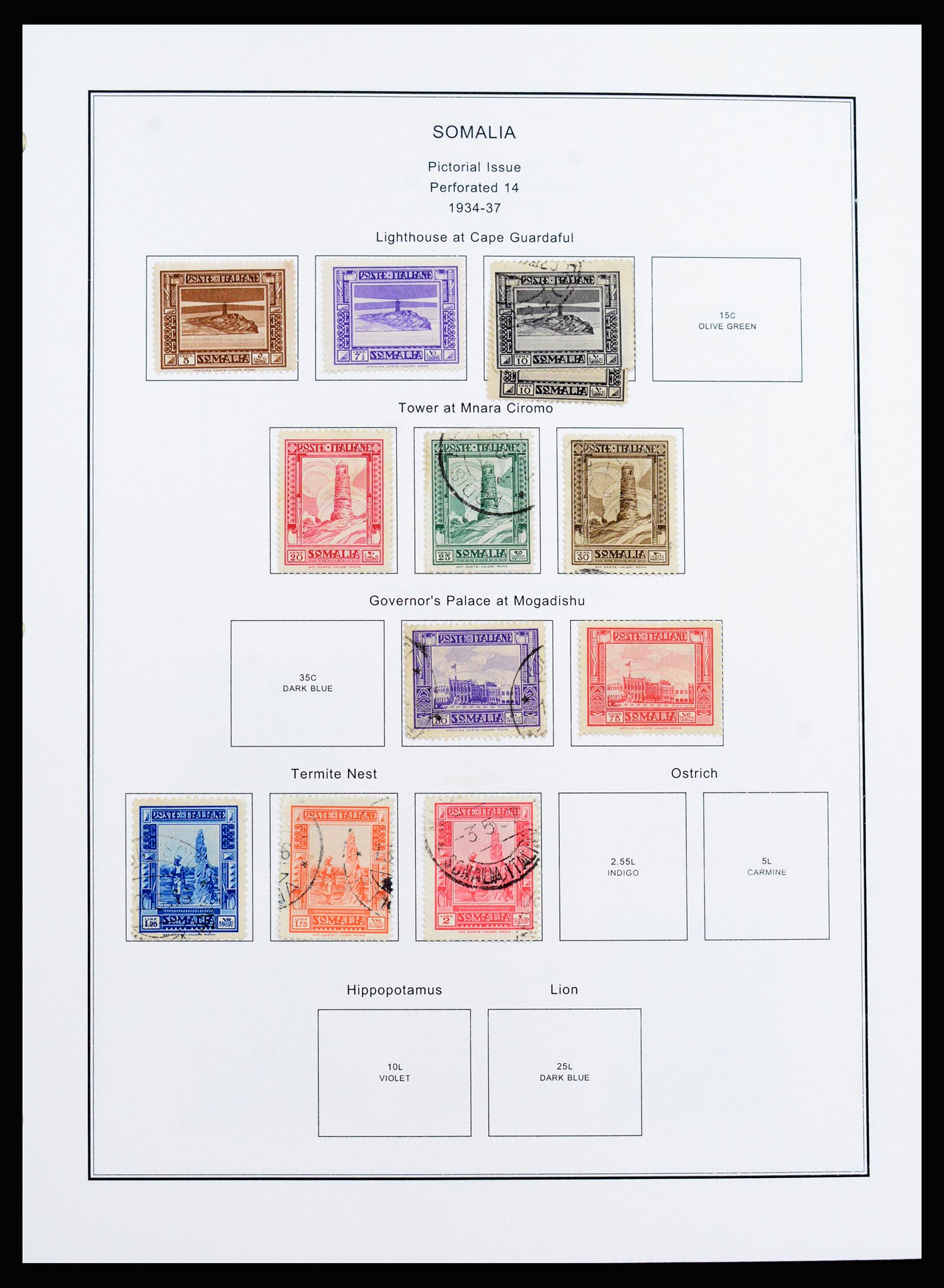 37233 077 - Postzegelverzameling 37233 Italiaanse koloniën 1903-ca. 1980.