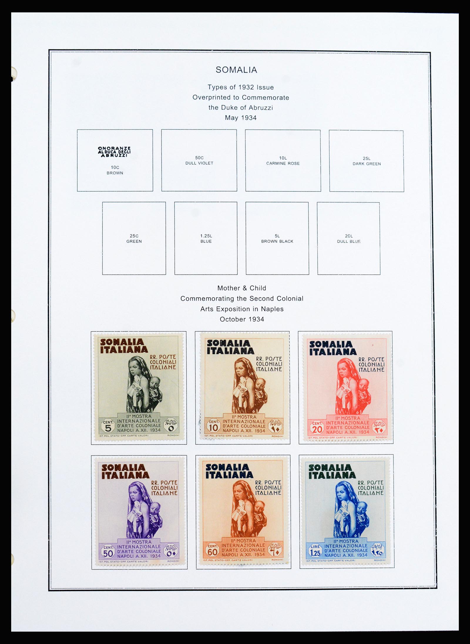 37233 078 - Postzegelverzameling 37233 Italiaanse koloniën 1903-ca. 1980.