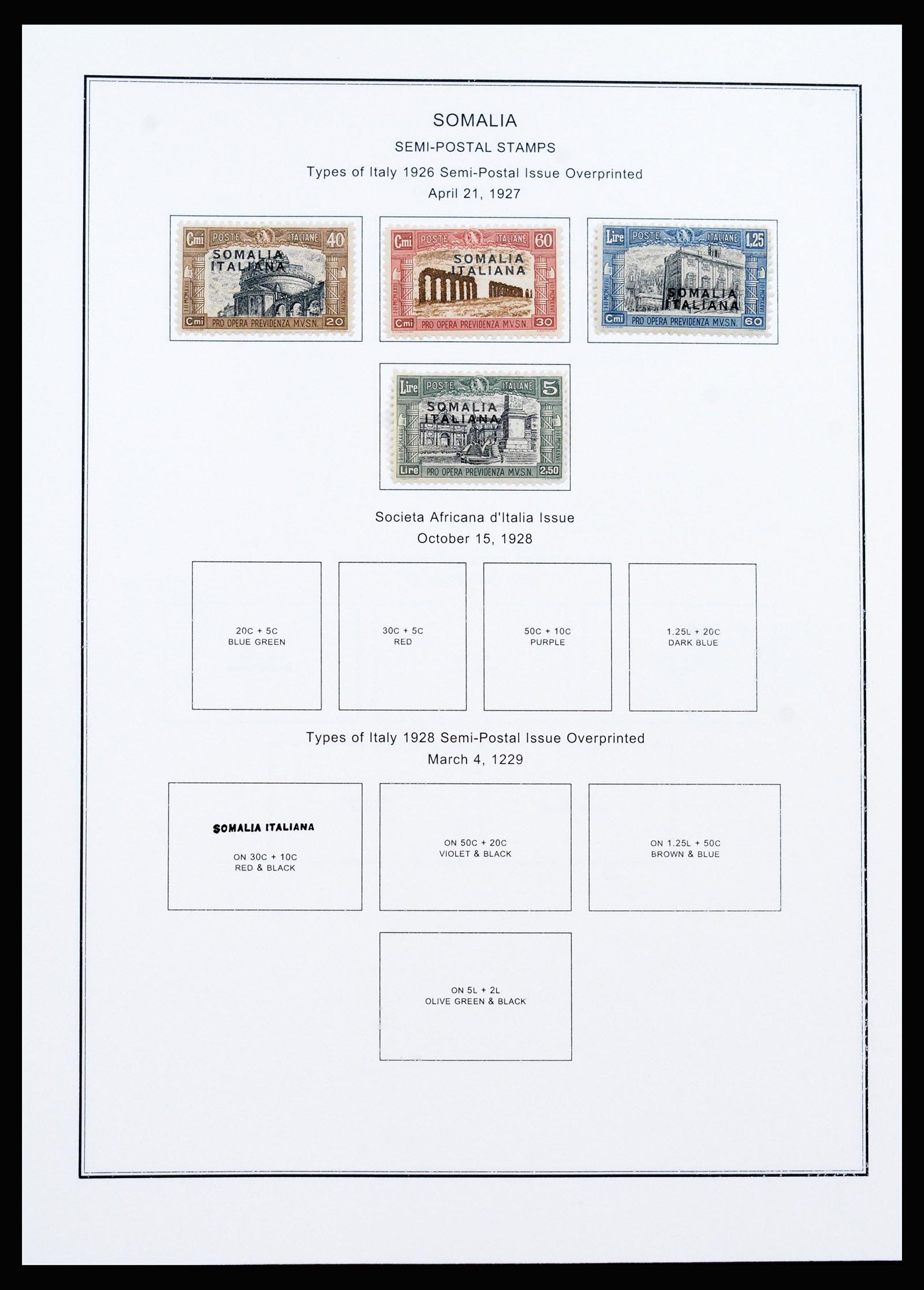 37233 097 - Postzegelverzameling 37233 Italiaanse koloniën 1903-ca. 1980.