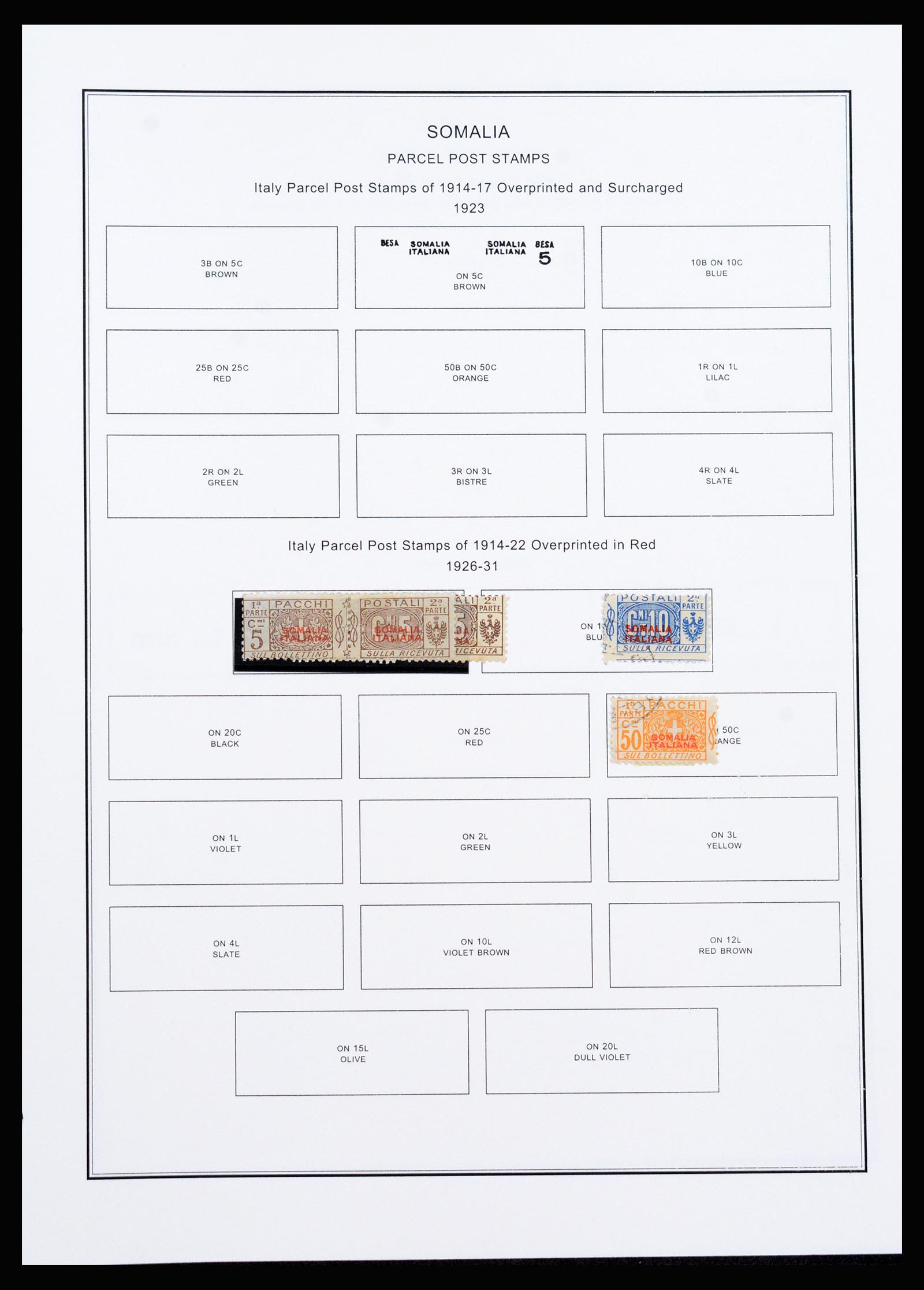 37233 120 - Postzegelverzameling 37233 Italiaanse koloniën 1903-ca. 1980.