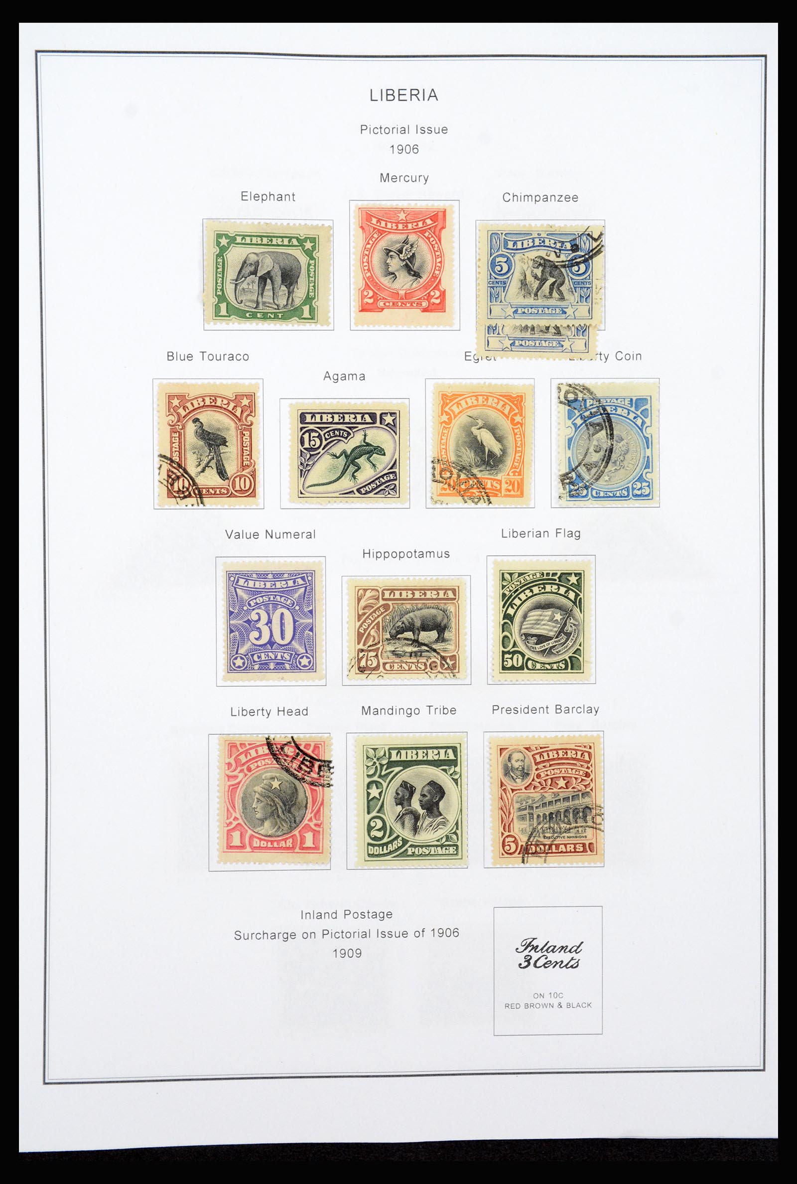 37234 009 - Postzegelverzameling 37234 Liberia 1860-1990.