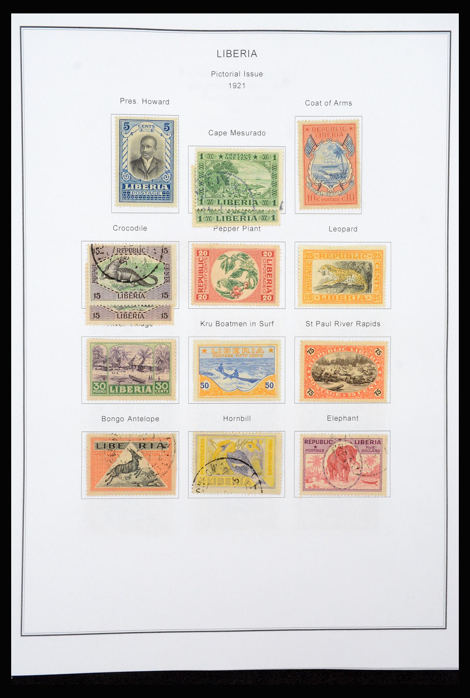 37234 014 - Postzegelverzameling 37234 Liberia 1860-1990.