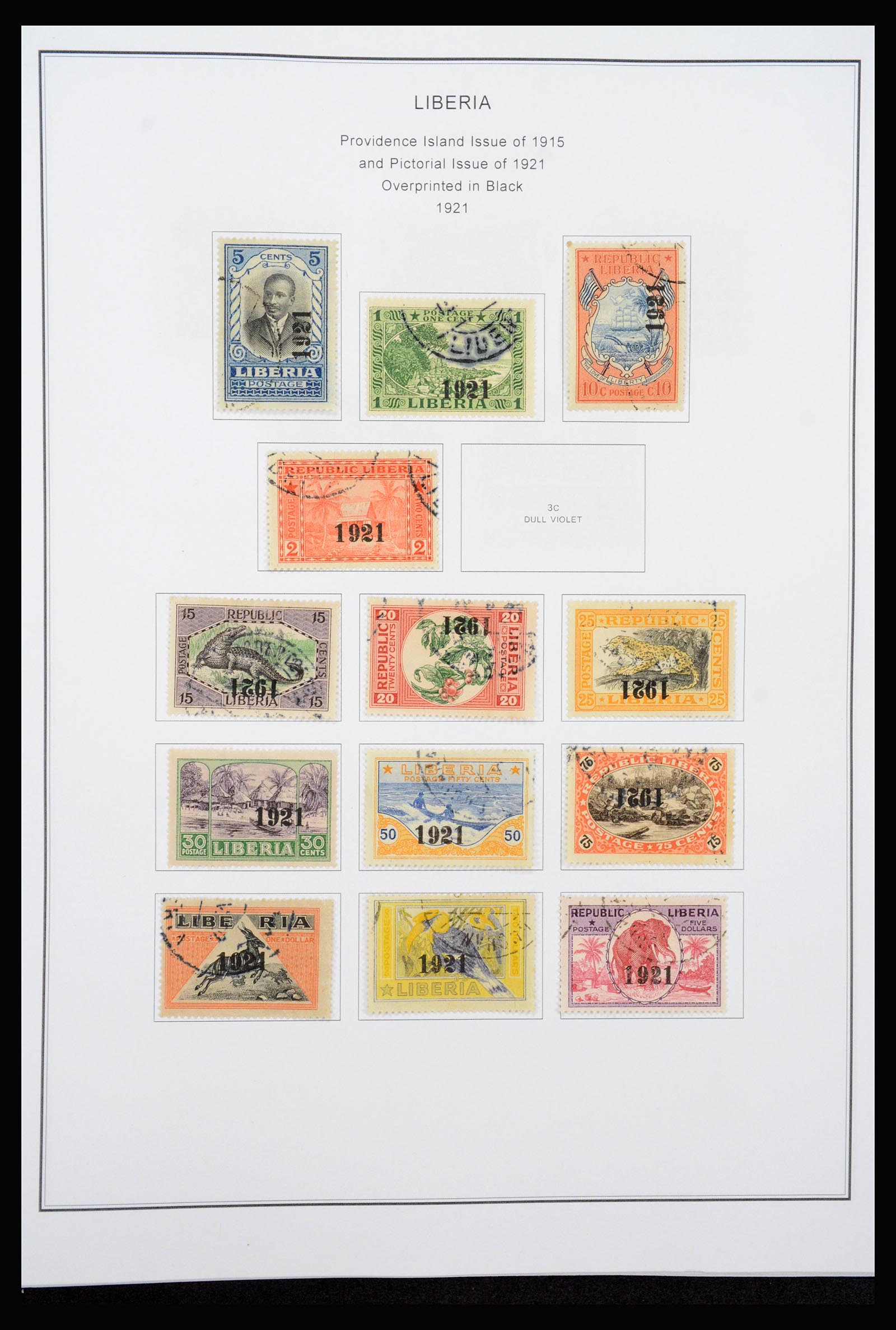 37234 015 - Postzegelverzameling 37234 Liberia 1860-1990.