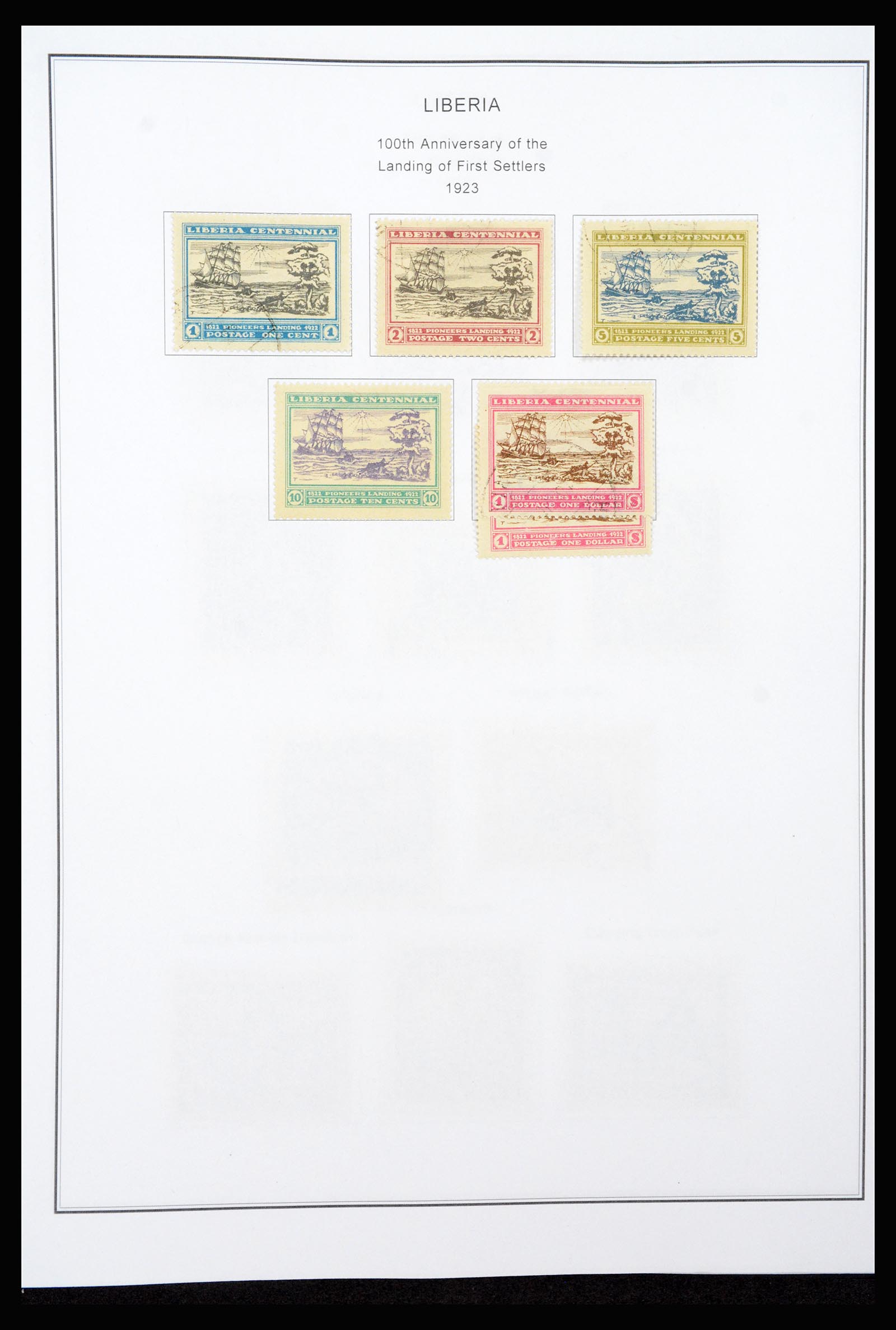 37234 016 - Postzegelverzameling 37234 Liberia 1860-1990.