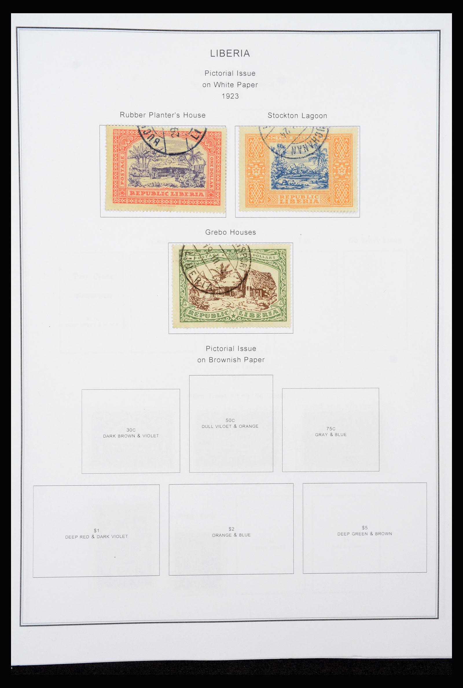 37234 018 - Postzegelverzameling 37234 Liberia 1860-1990.
