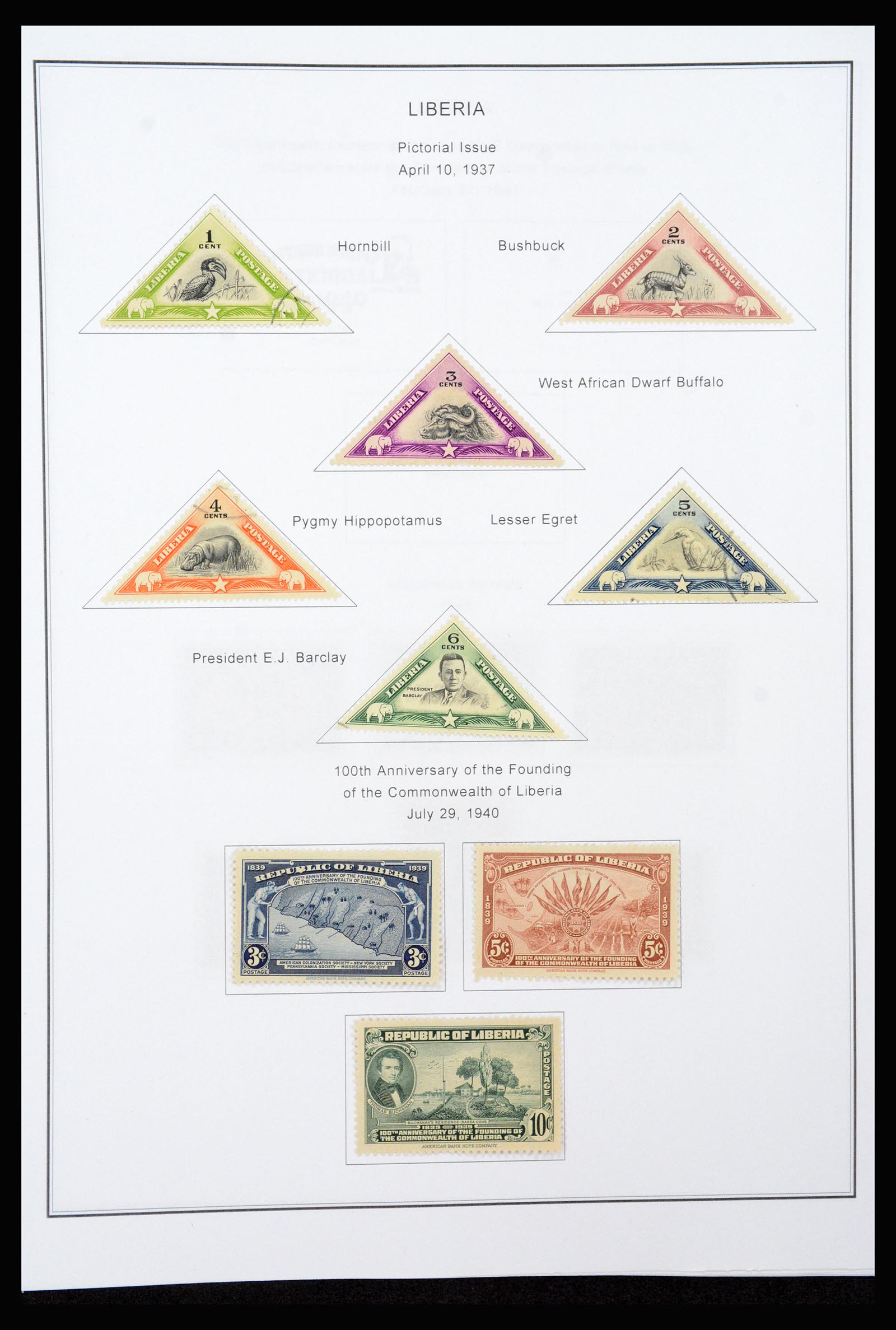 37234 022 - Postzegelverzameling 37234 Liberia 1860-1990.