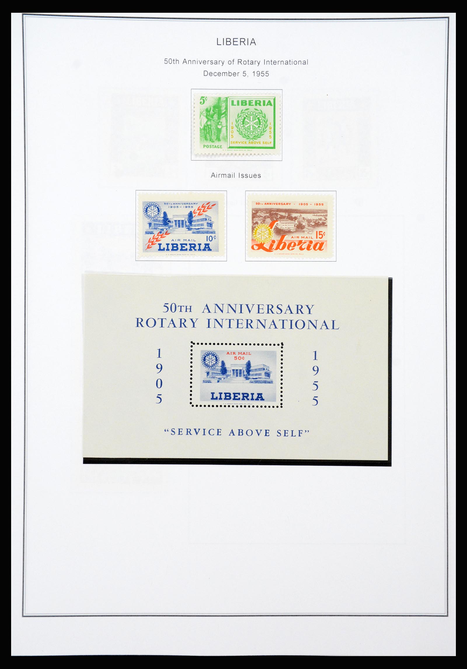 37234 036 - Postzegelverzameling 37234 Liberia 1860-1990.
