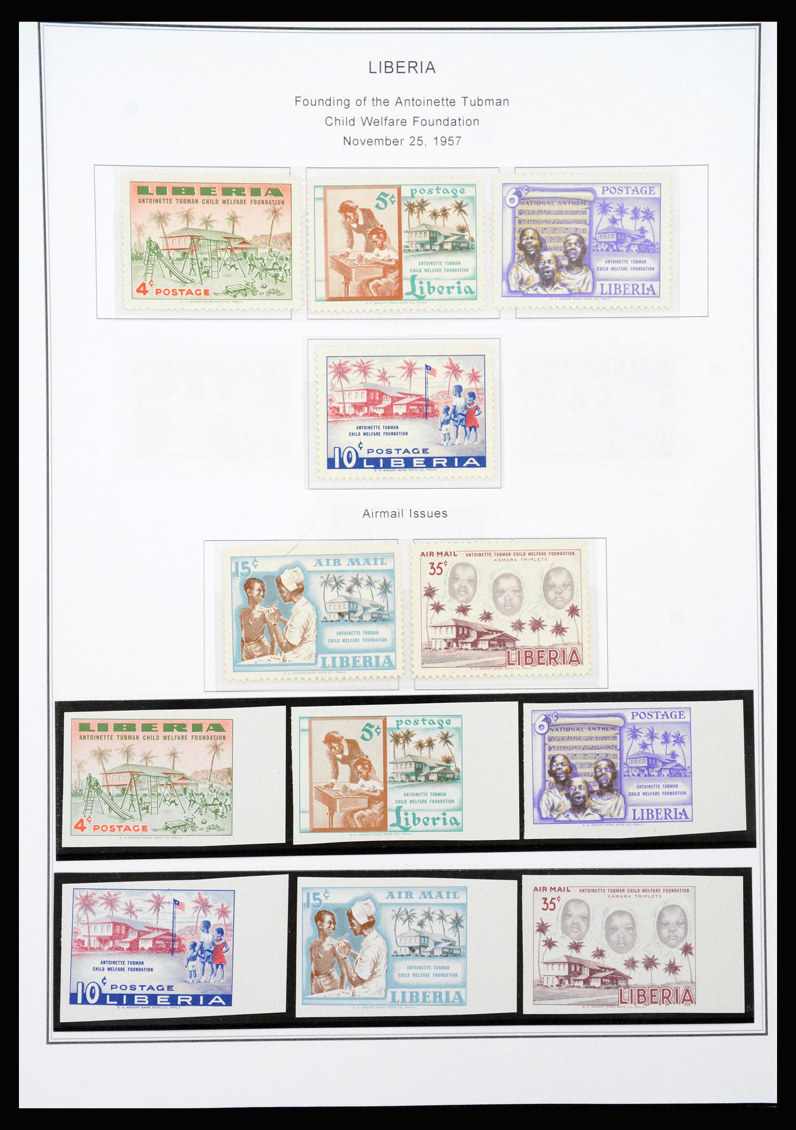 37234 043 - Postzegelverzameling 37234 Liberia 1860-1990.
