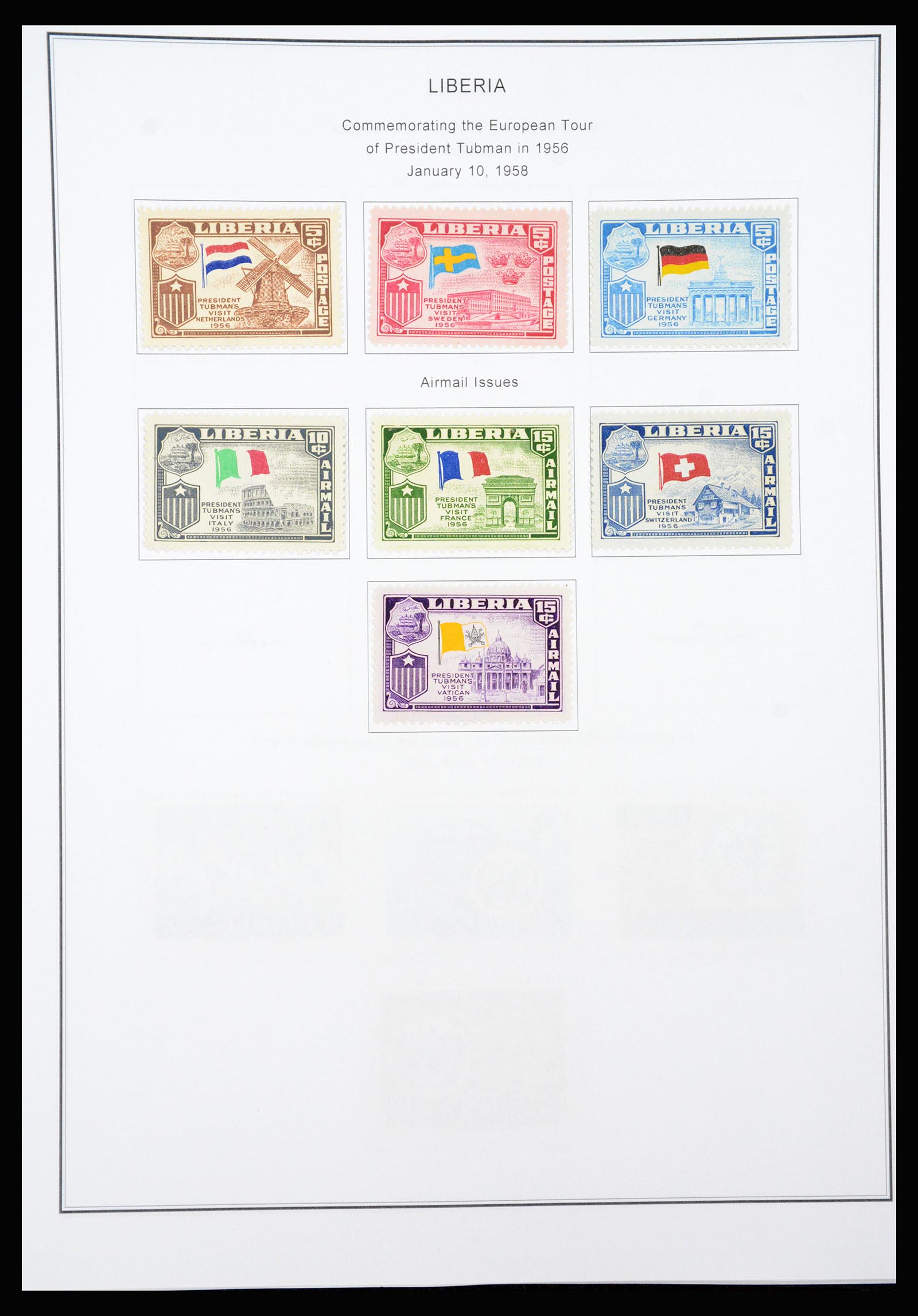 37234 044 - Postzegelverzameling 37234 Liberia 1860-1990.