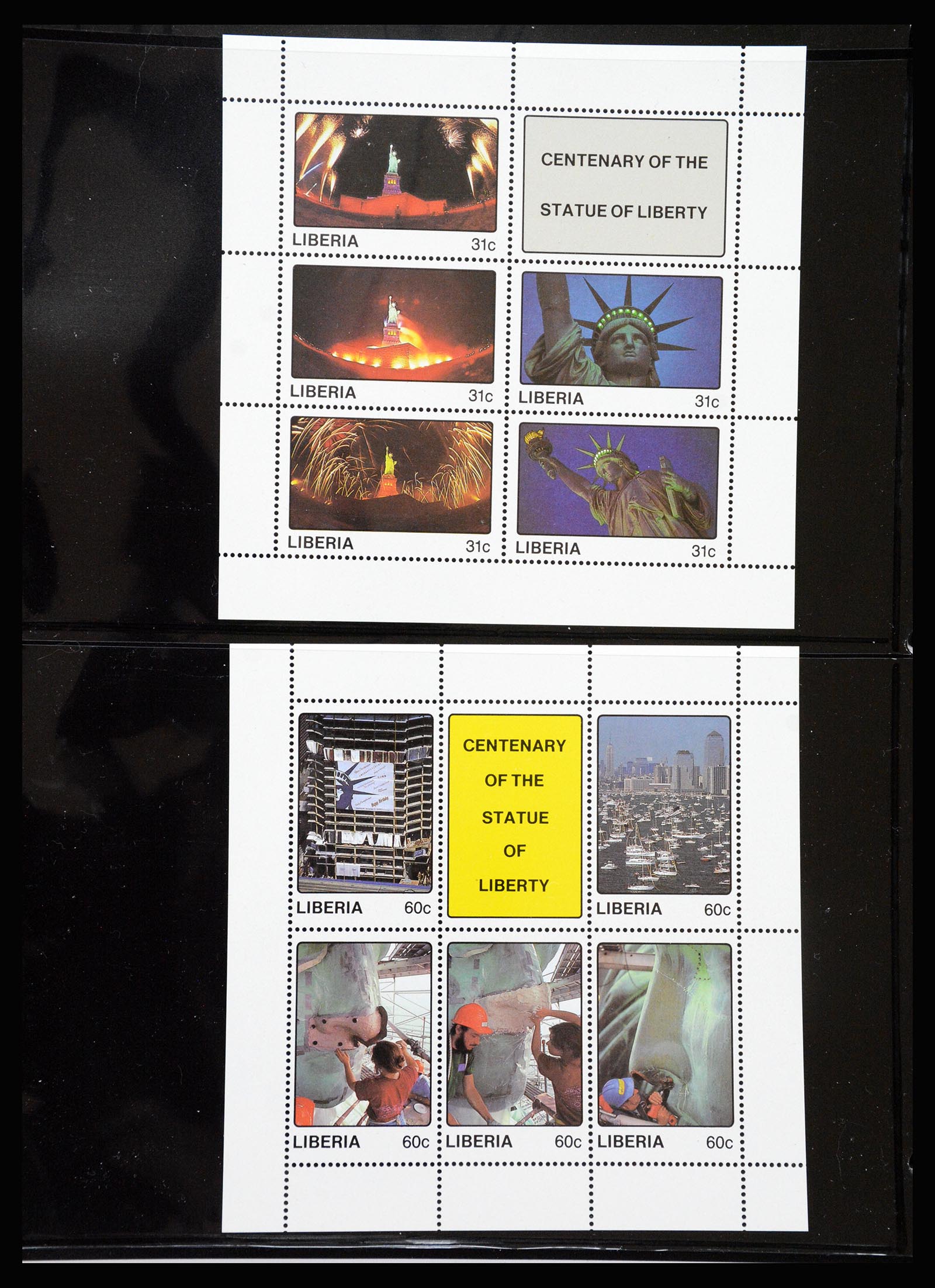 37234 053 - Postzegelverzameling 37234 Liberia 1860-1990.