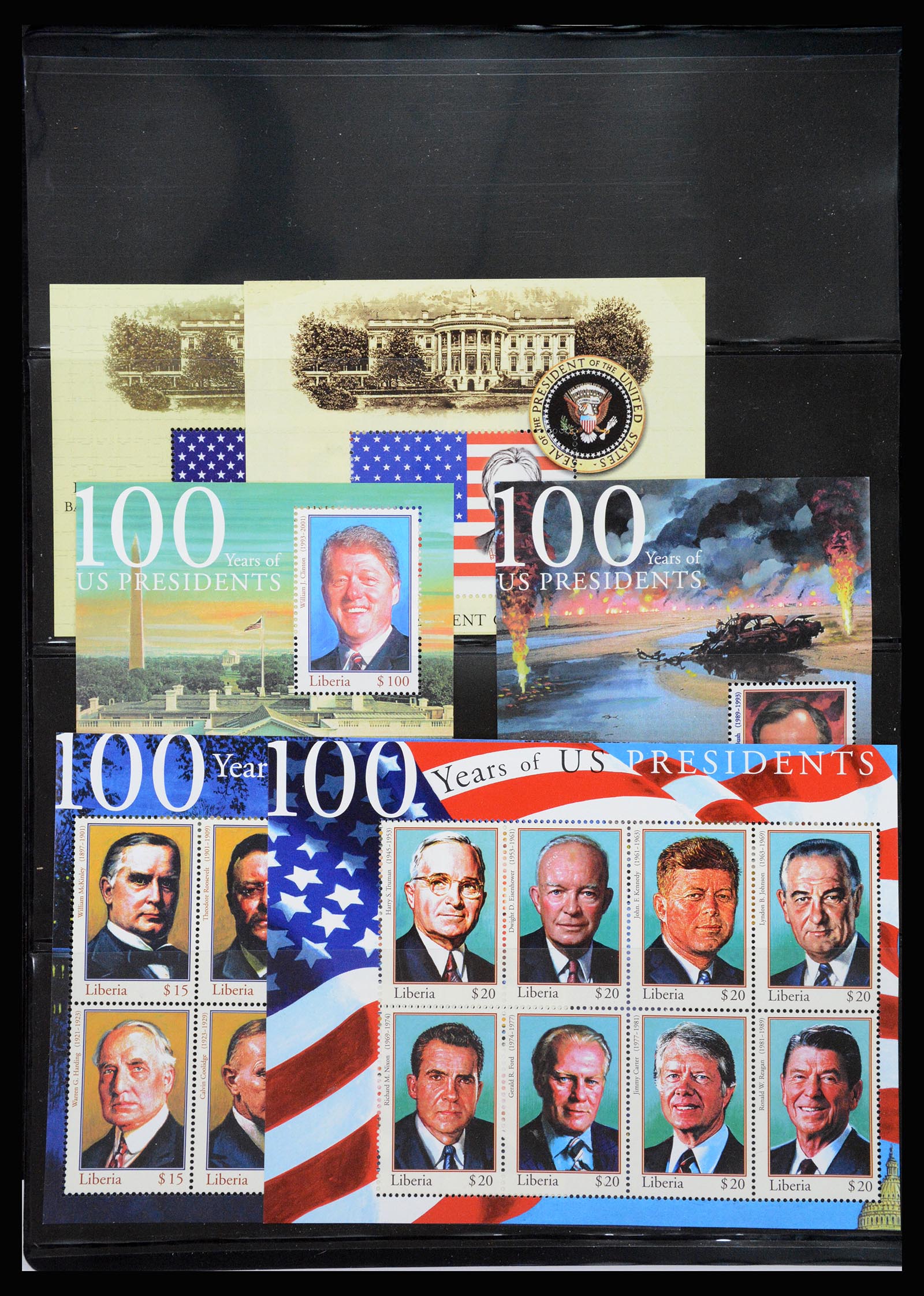 37234 073 - Postzegelverzameling 37234 Liberia 1860-1990.