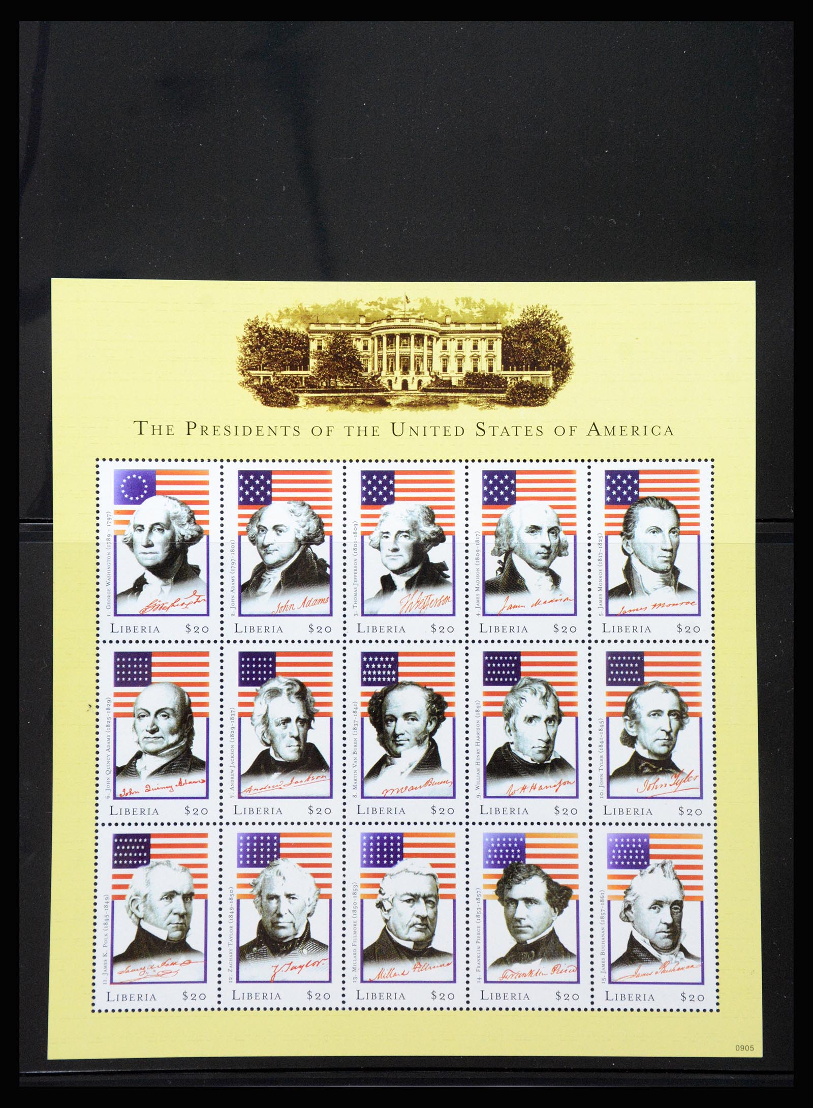 37234 074 - Postzegelverzameling 37234 Liberia 1860-1990.
