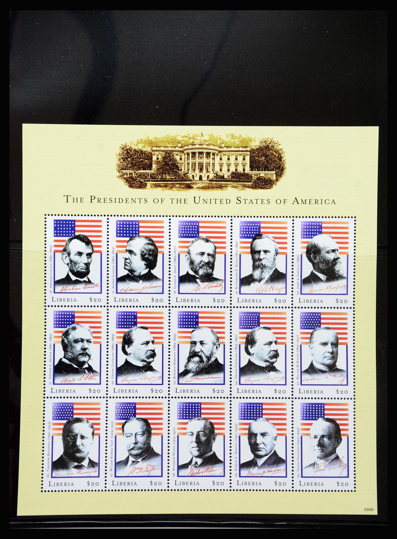37234 075 - Postzegelverzameling 37234 Liberia 1860-1990.