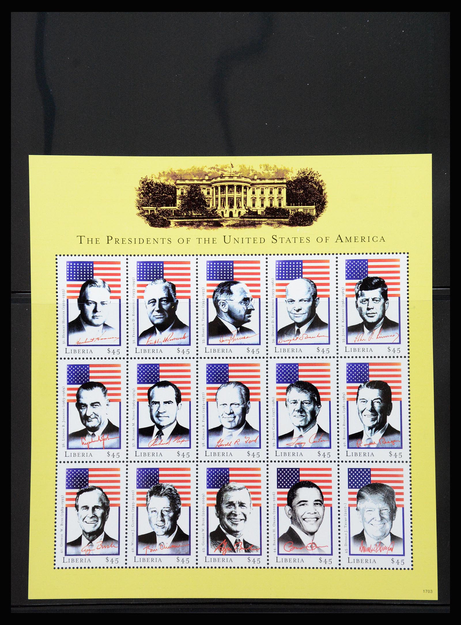 37234 076 - Postzegelverzameling 37234 Liberia 1860-1990.