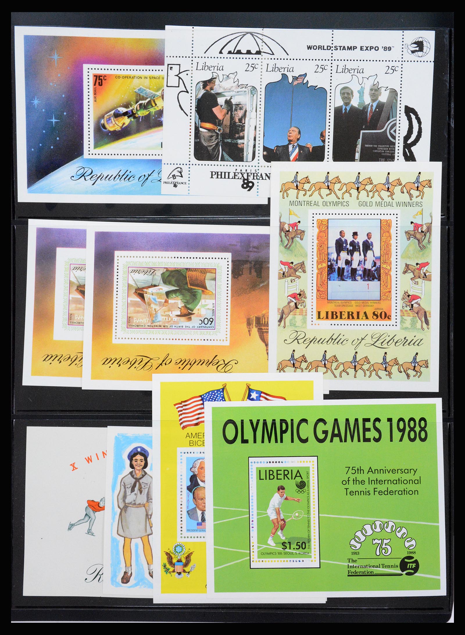 37234 078 - Postzegelverzameling 37234 Liberia 1860-1990.