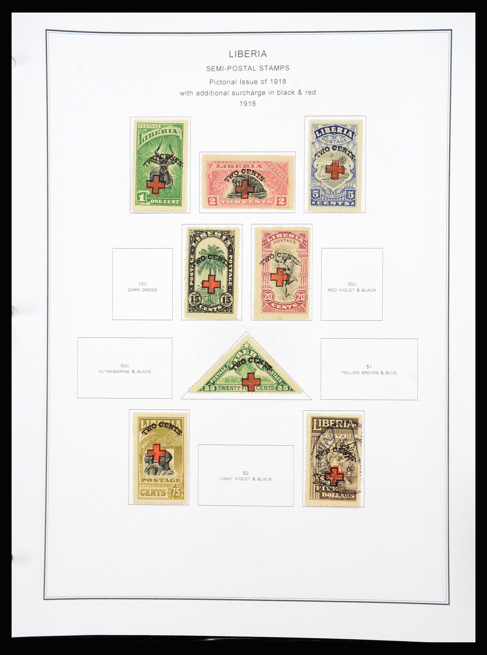37234 081 - Postzegelverzameling 37234 Liberia 1860-1990.