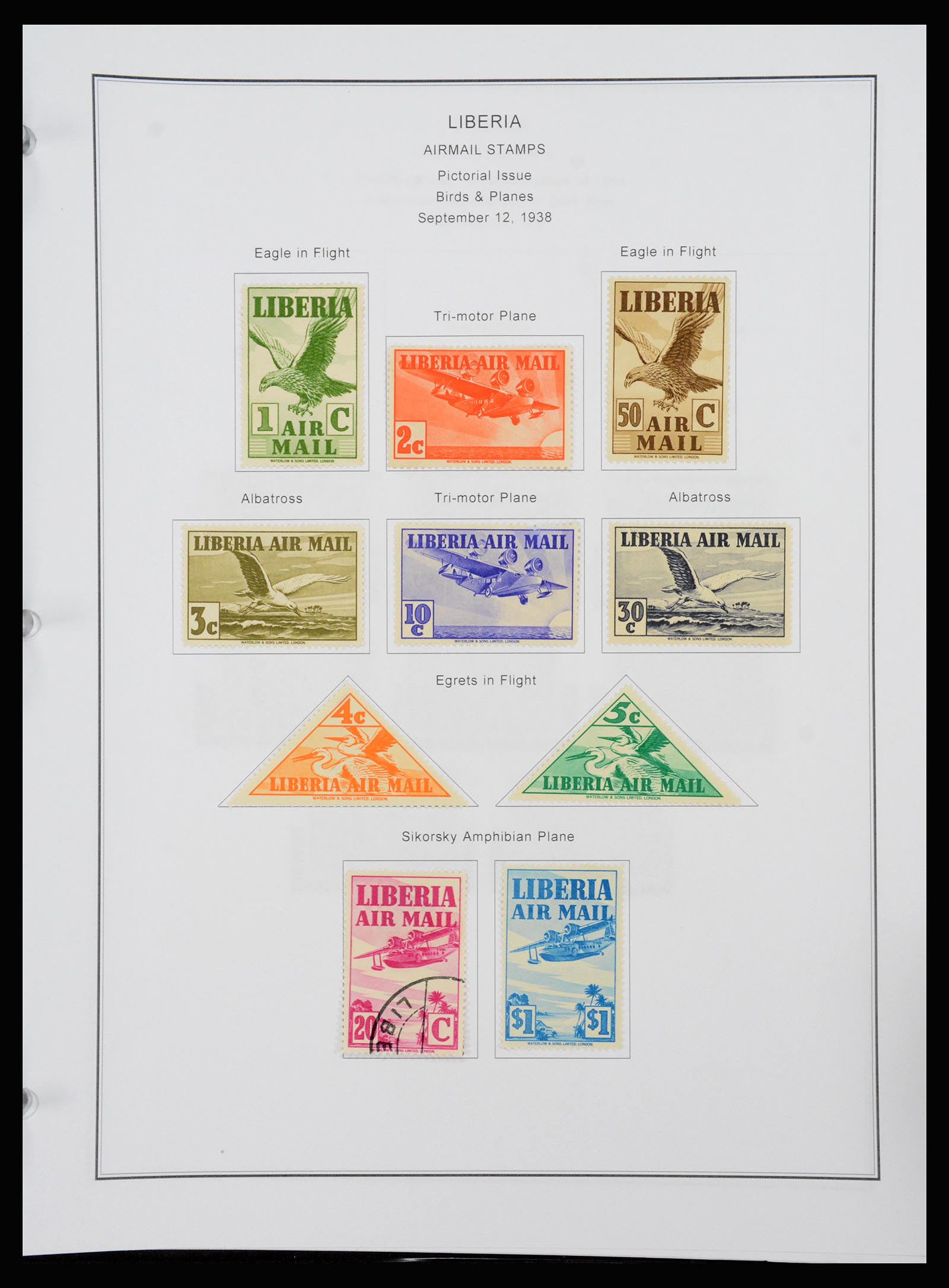 37234 084 - Postzegelverzameling 37234 Liberia 1860-1990.