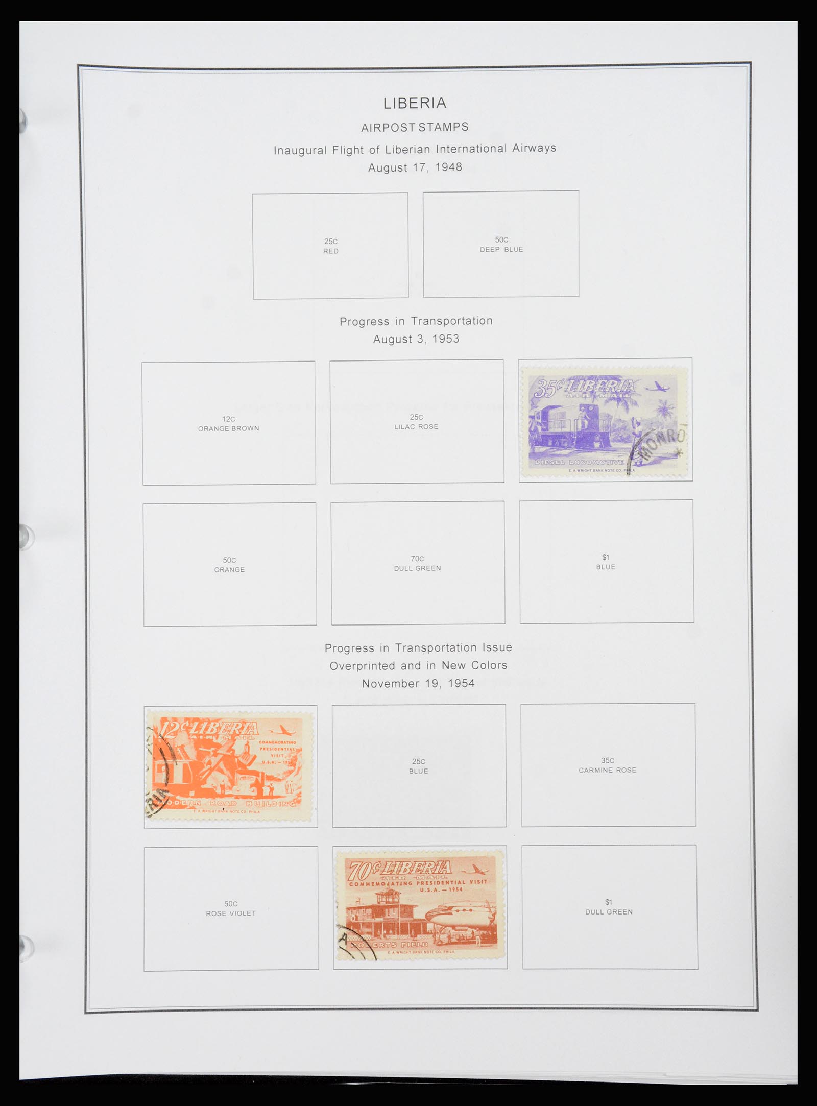 37234 086 - Postzegelverzameling 37234 Liberia 1860-1990.