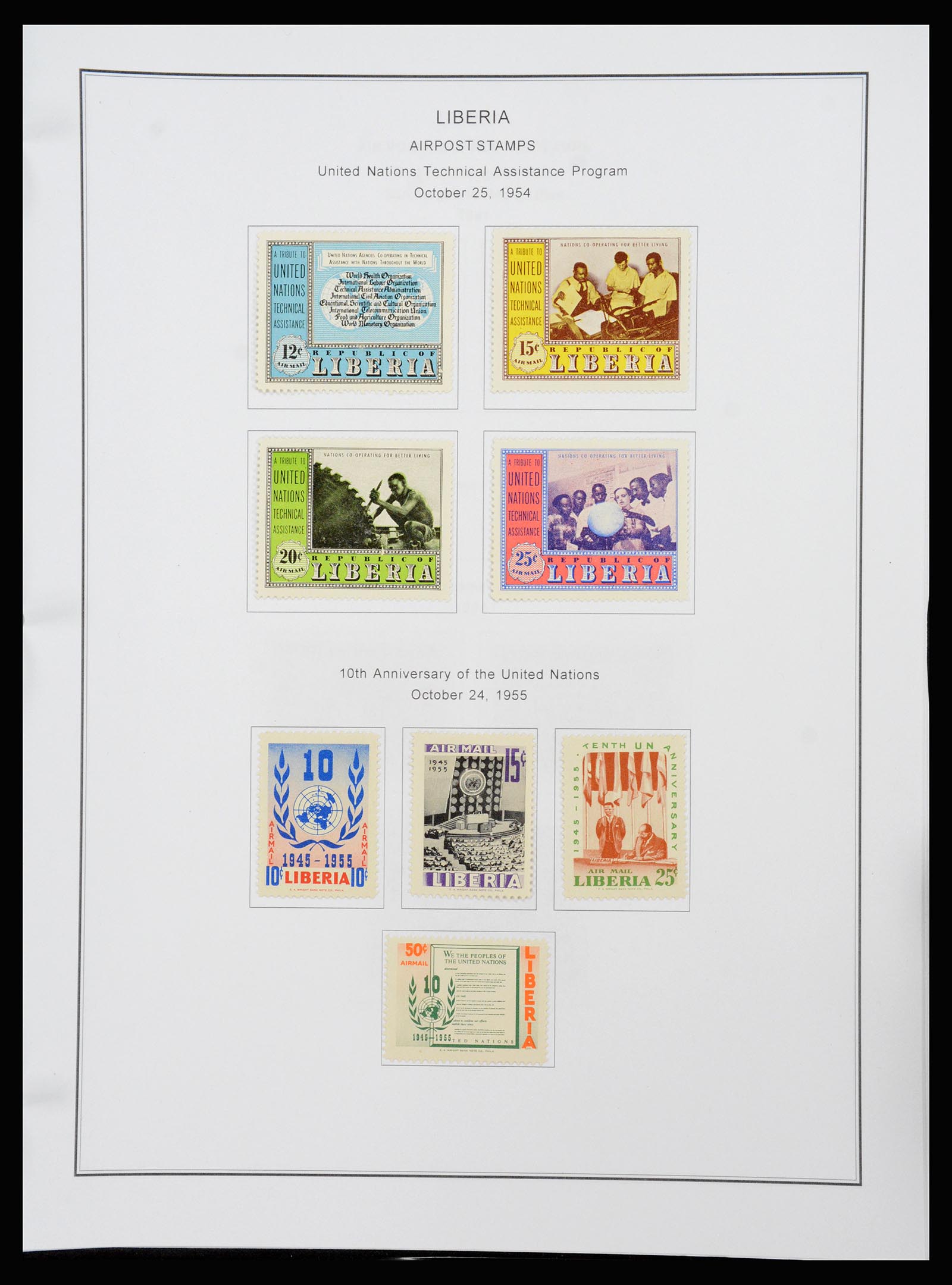 37234 088 - Postzegelverzameling 37234 Liberia 1860-1990.