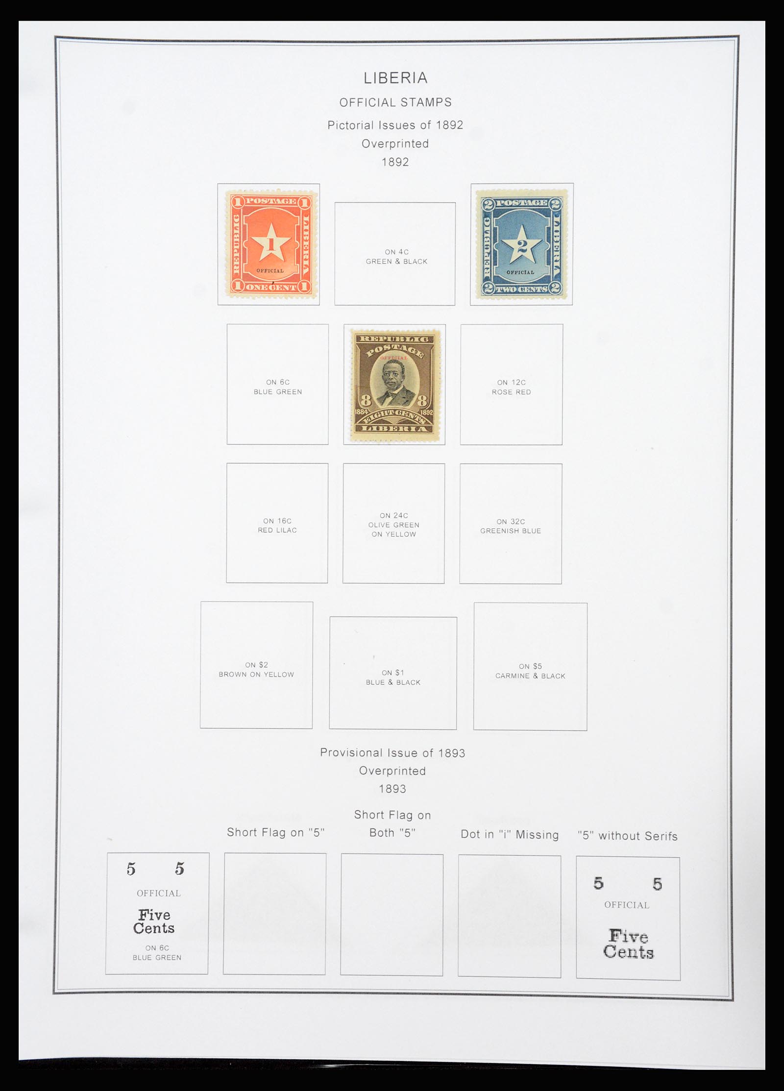37234 095 - Postzegelverzameling 37234 Liberia 1860-1990.