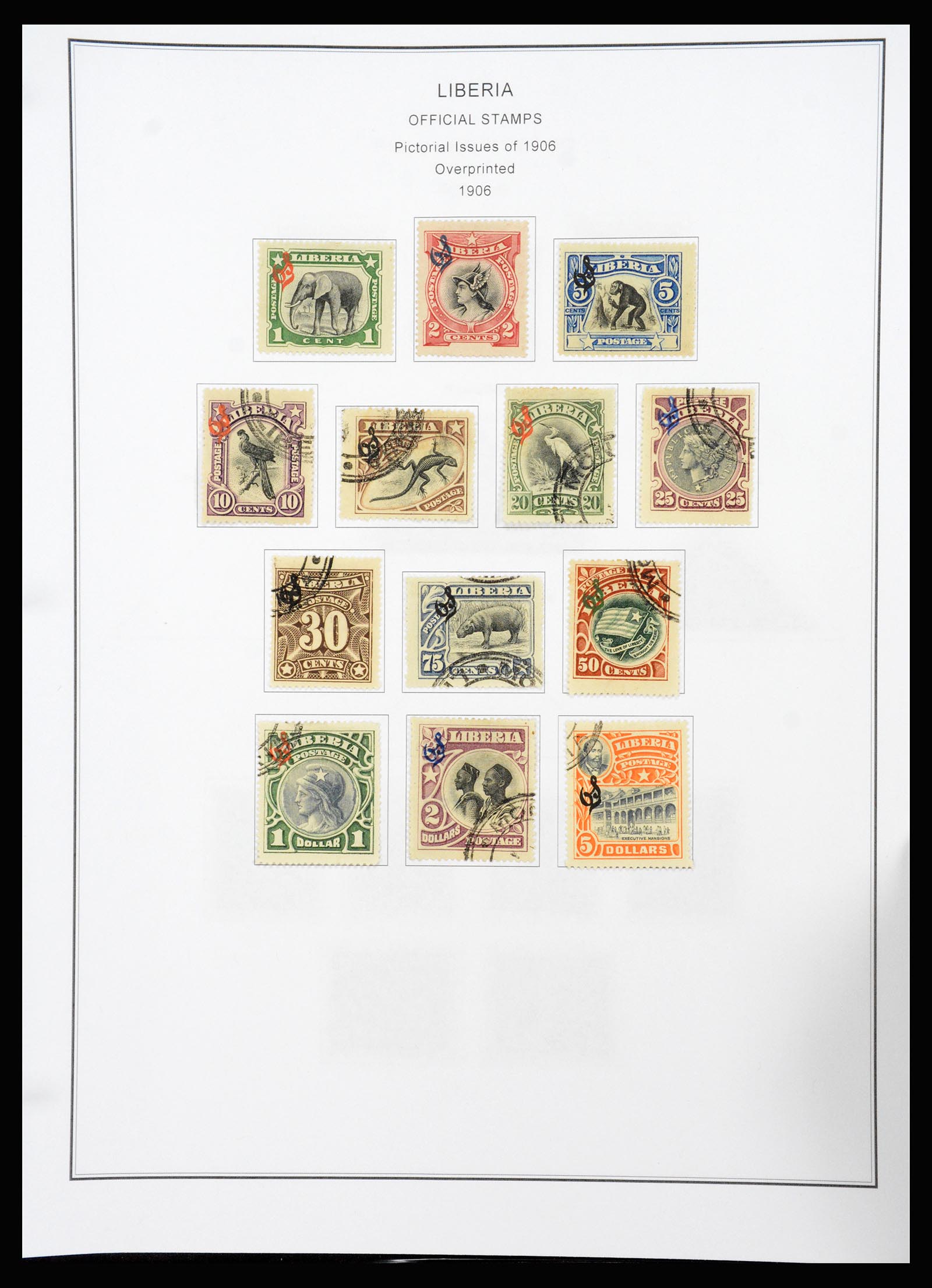 37234 099 - Postzegelverzameling 37234 Liberia 1860-1990.